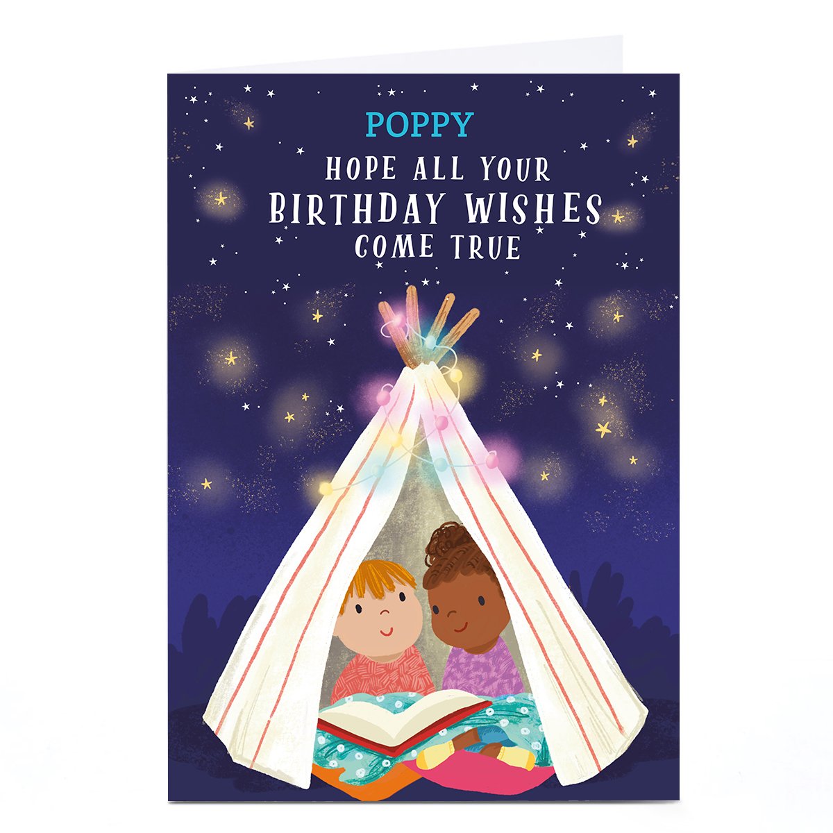 Personalised Fairytale Birthday Card - Wishes Come True