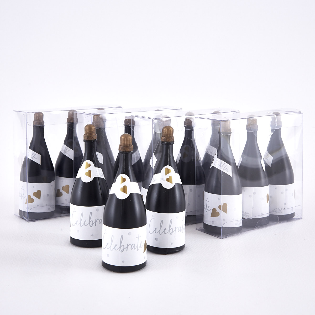 Champagne Wedding Bubbles Pack of 3 x 5 