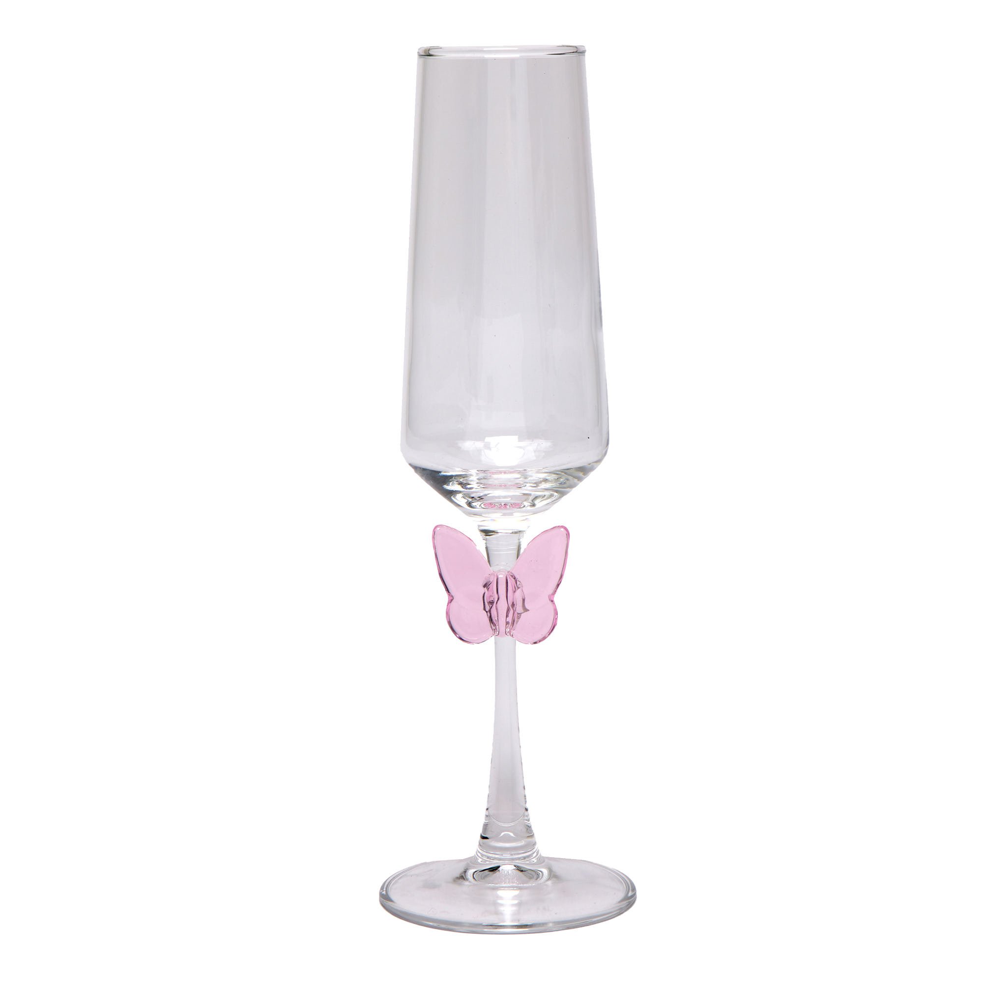 Here's To Wonderful You Butterfly Champagne Flute