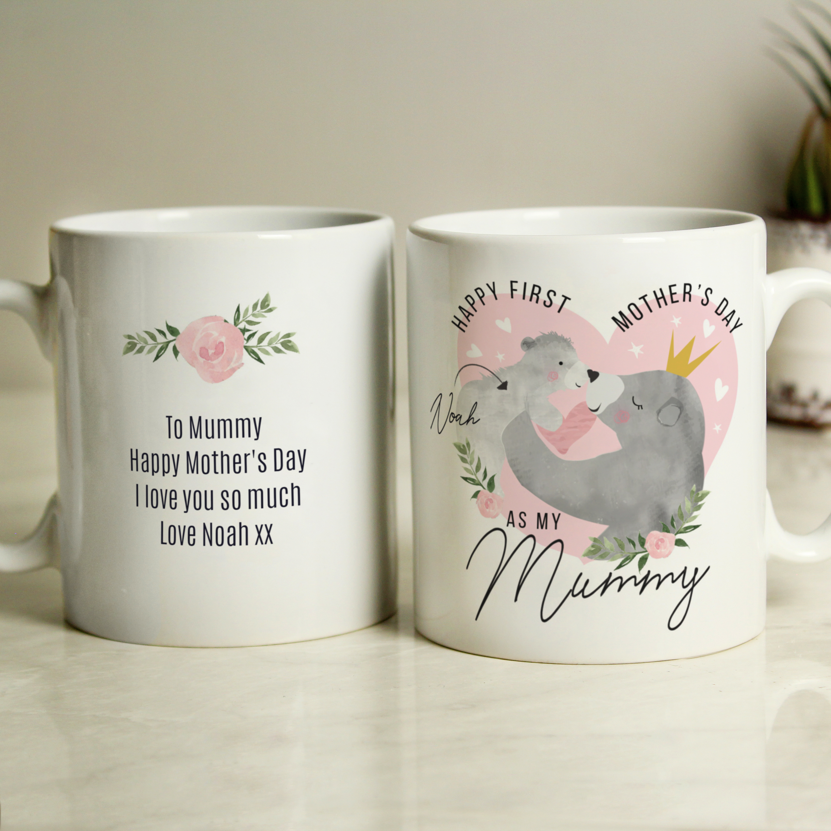 Personalised 1st Mother's Day Mama Bear Mug