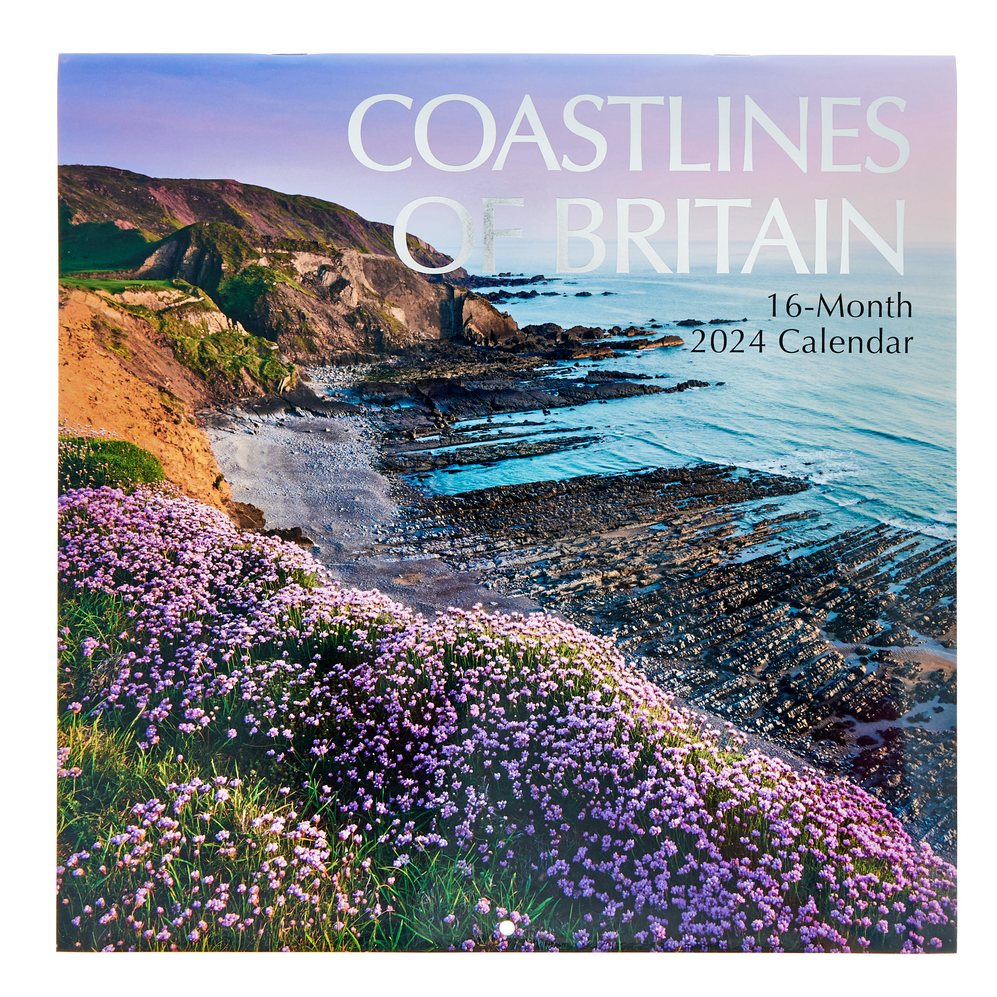 Coastlines of Britain 16-Month 2024 Calendar