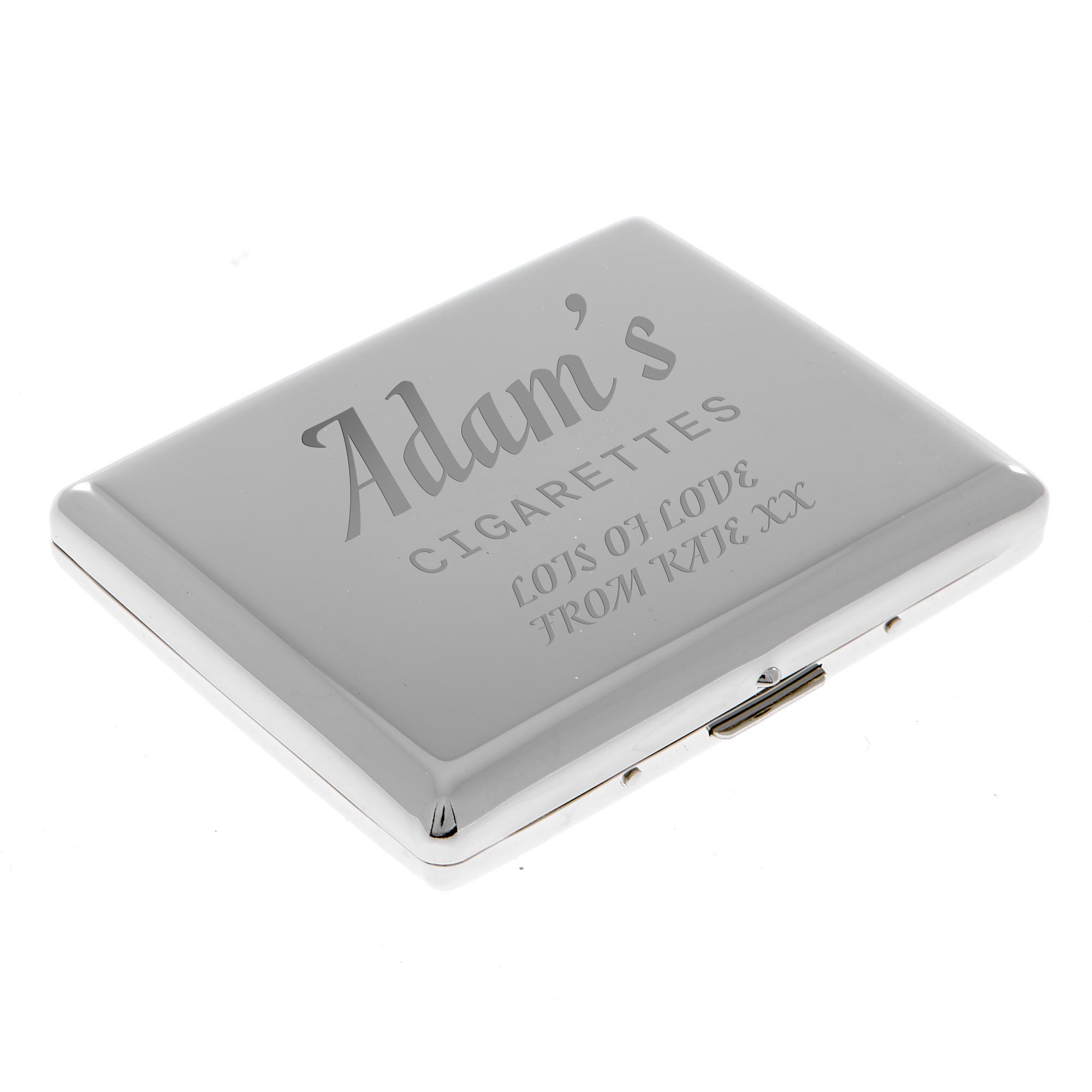 Personalised Engraved Cigarette Case - Your Cigarettes