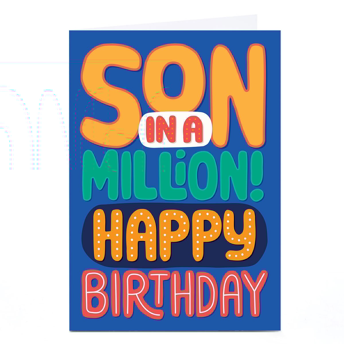 Birthday Card - Son in a Million