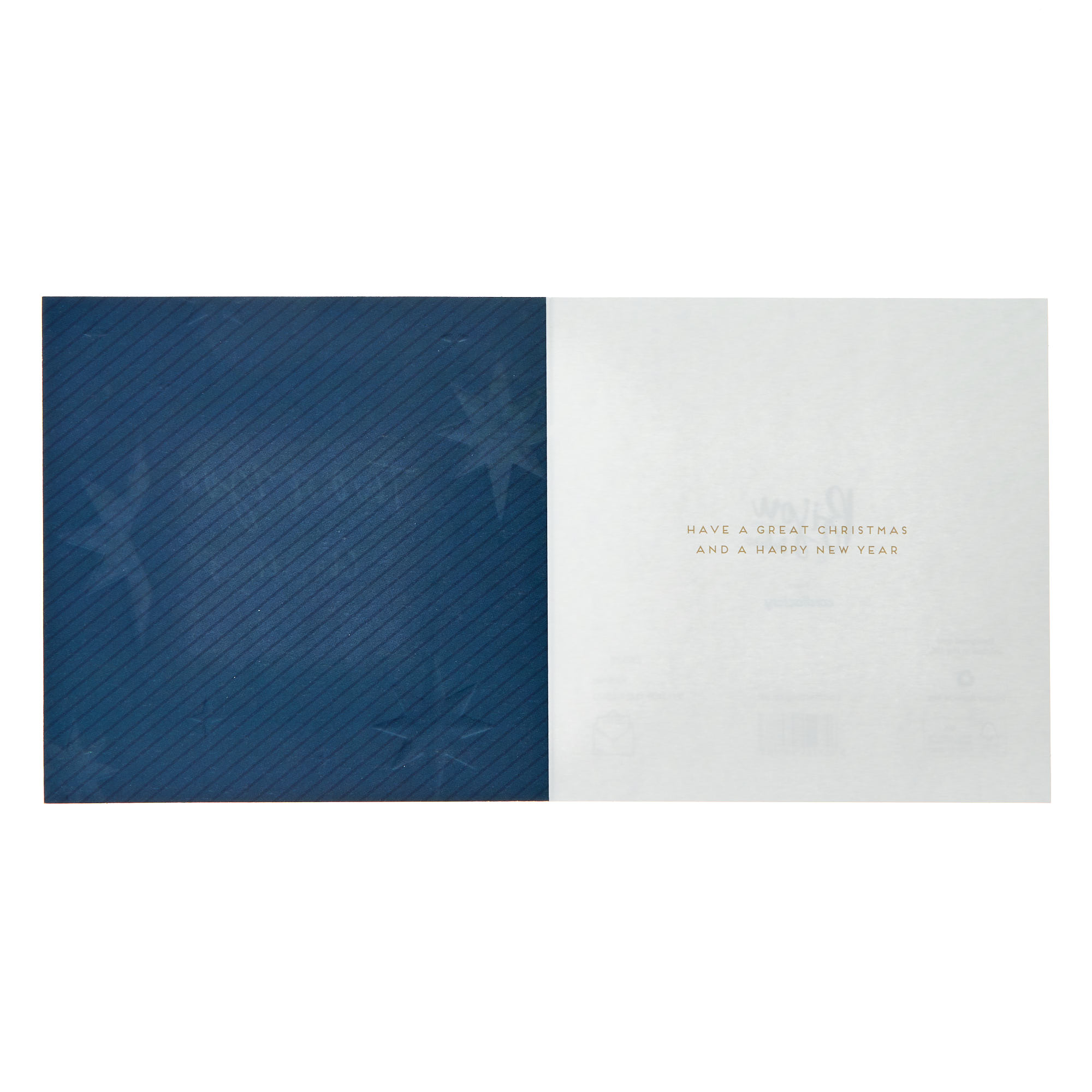 For The Both Of You Geometric Bauble Christmas Card