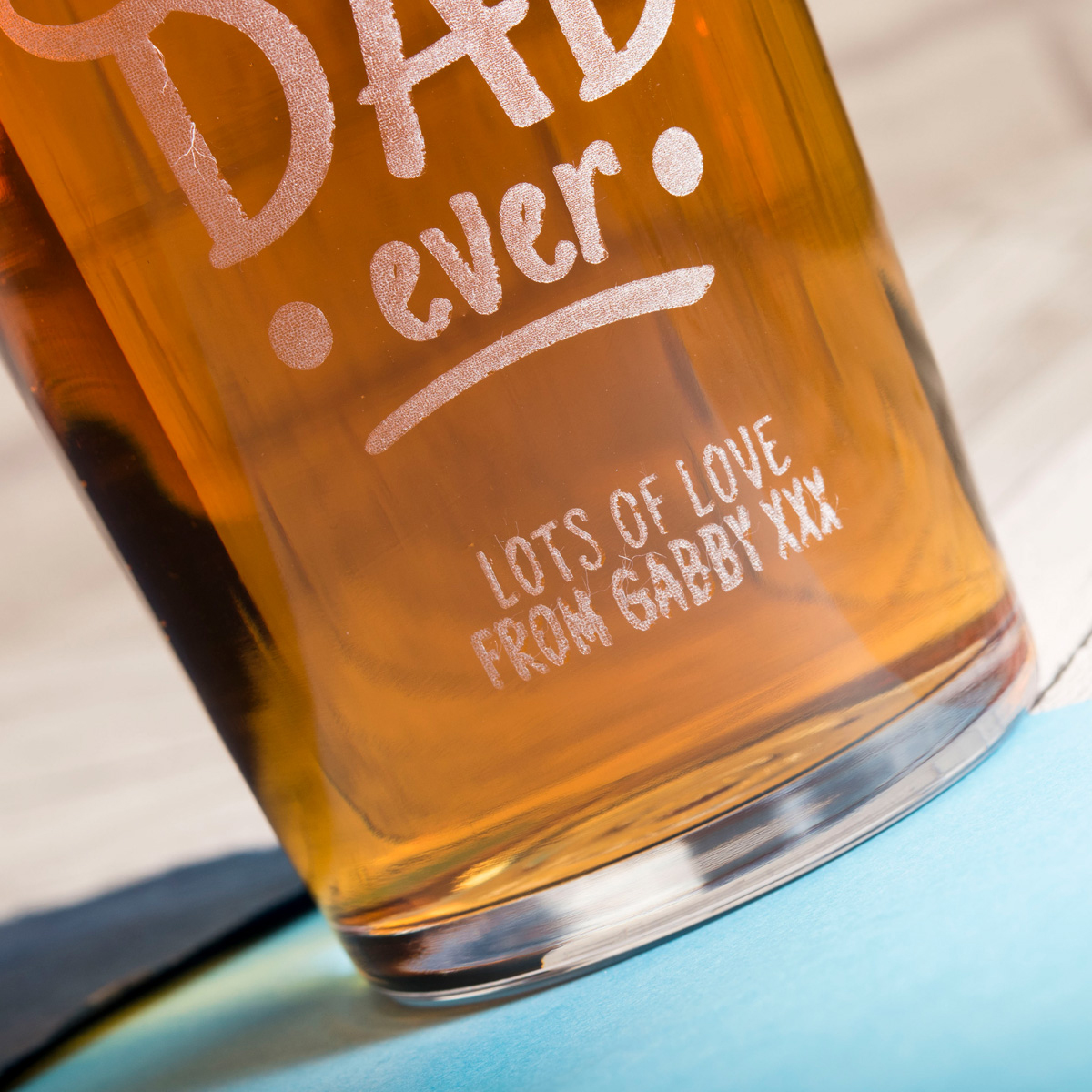 Personalised Pint Glass - The Best Stepdad