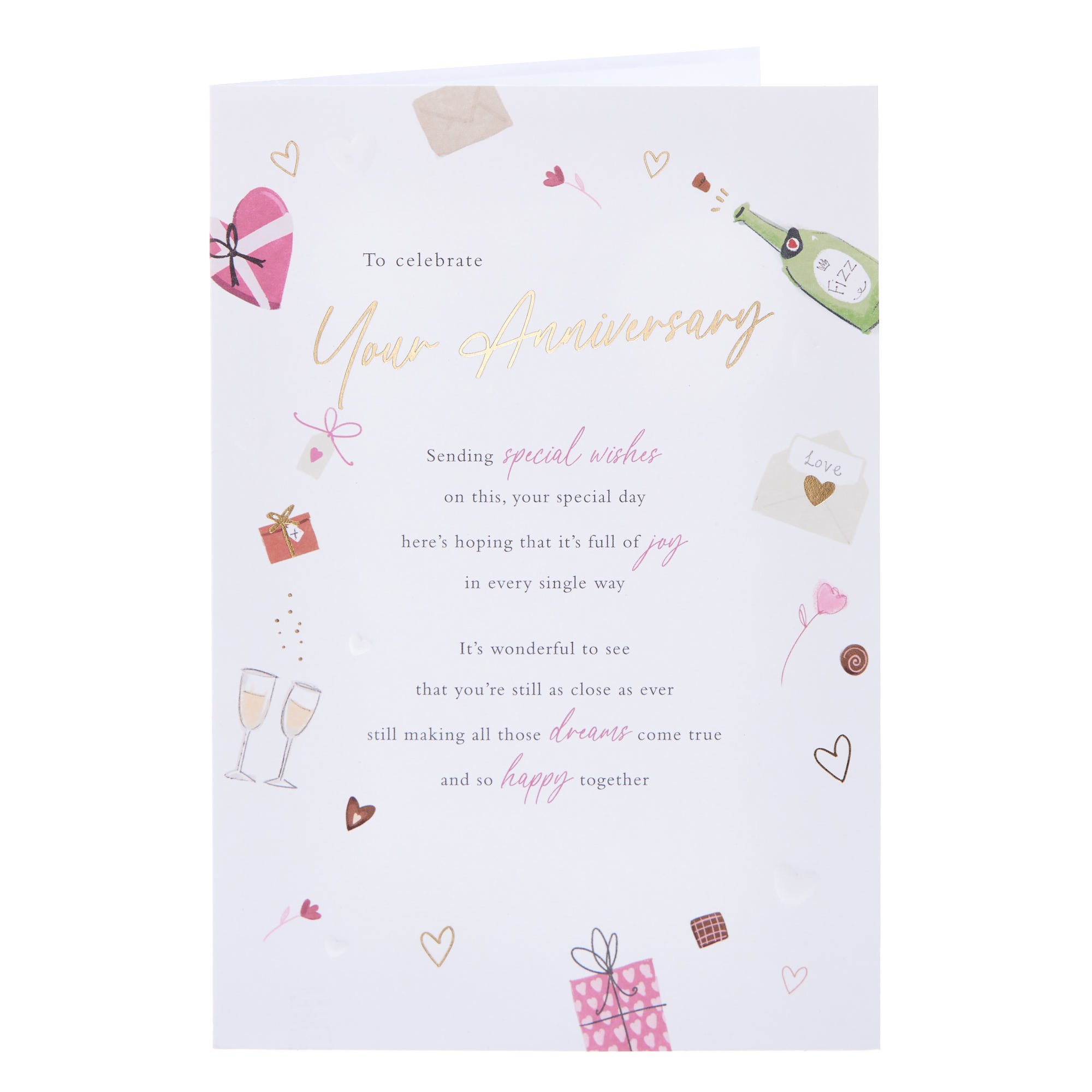 Special Wishes on your Special Day Wedding Anniversary Card