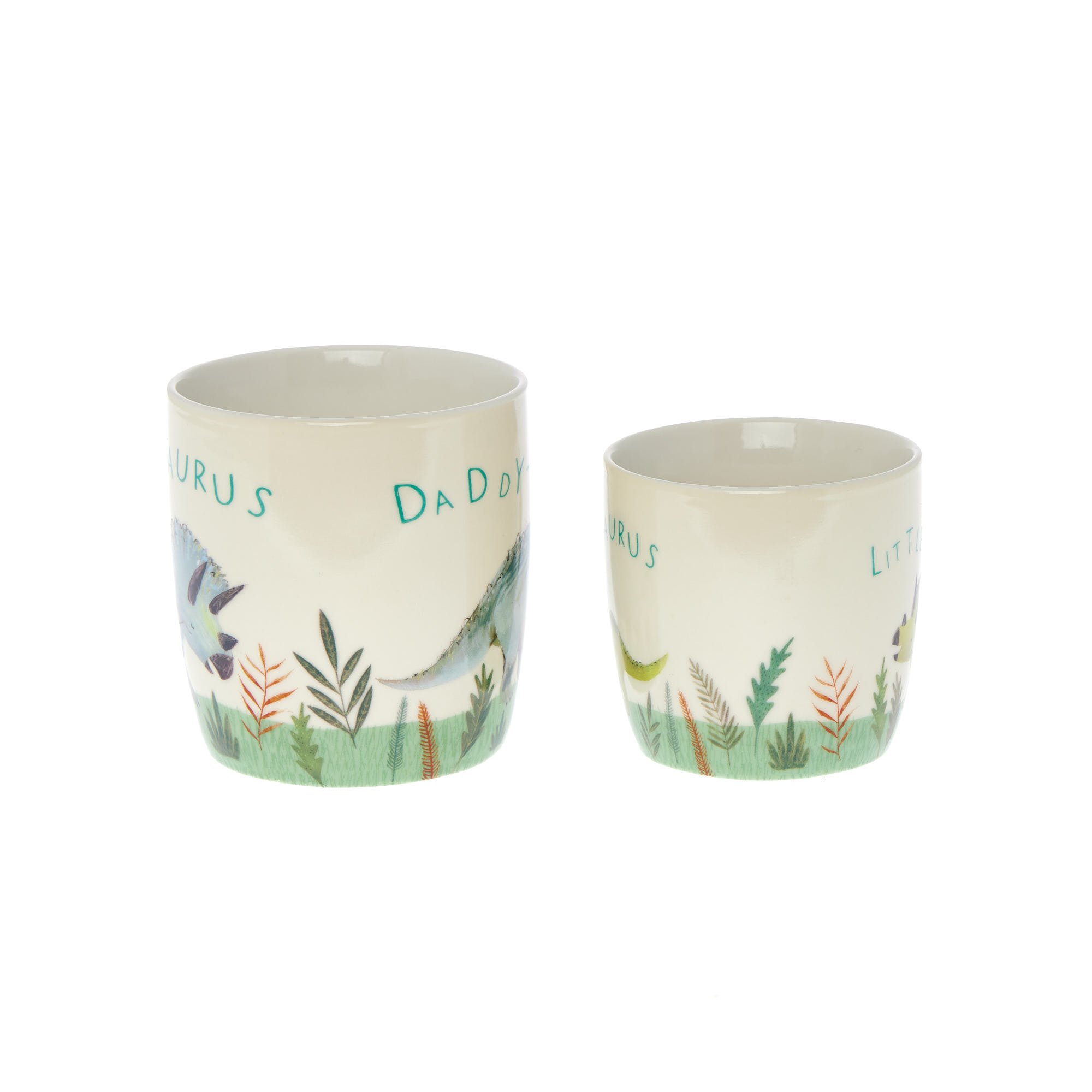 Daddy & Me Dinosaur Mugs - Set of 2