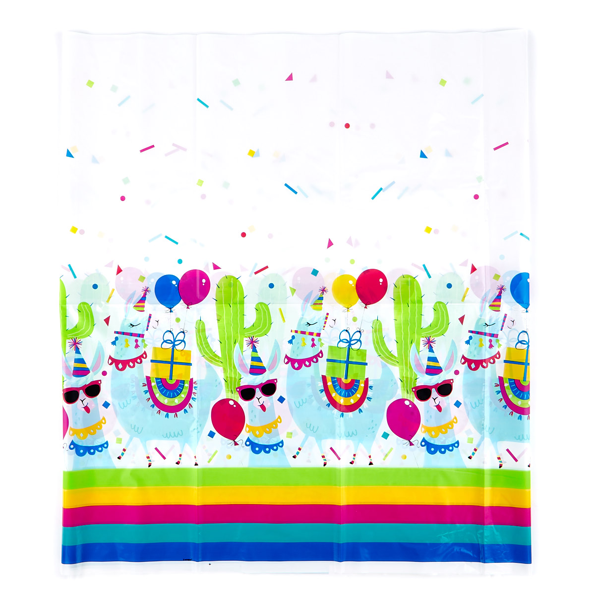 Birthday Llama Party Tableware & Decorations Bundle - 16 Guests