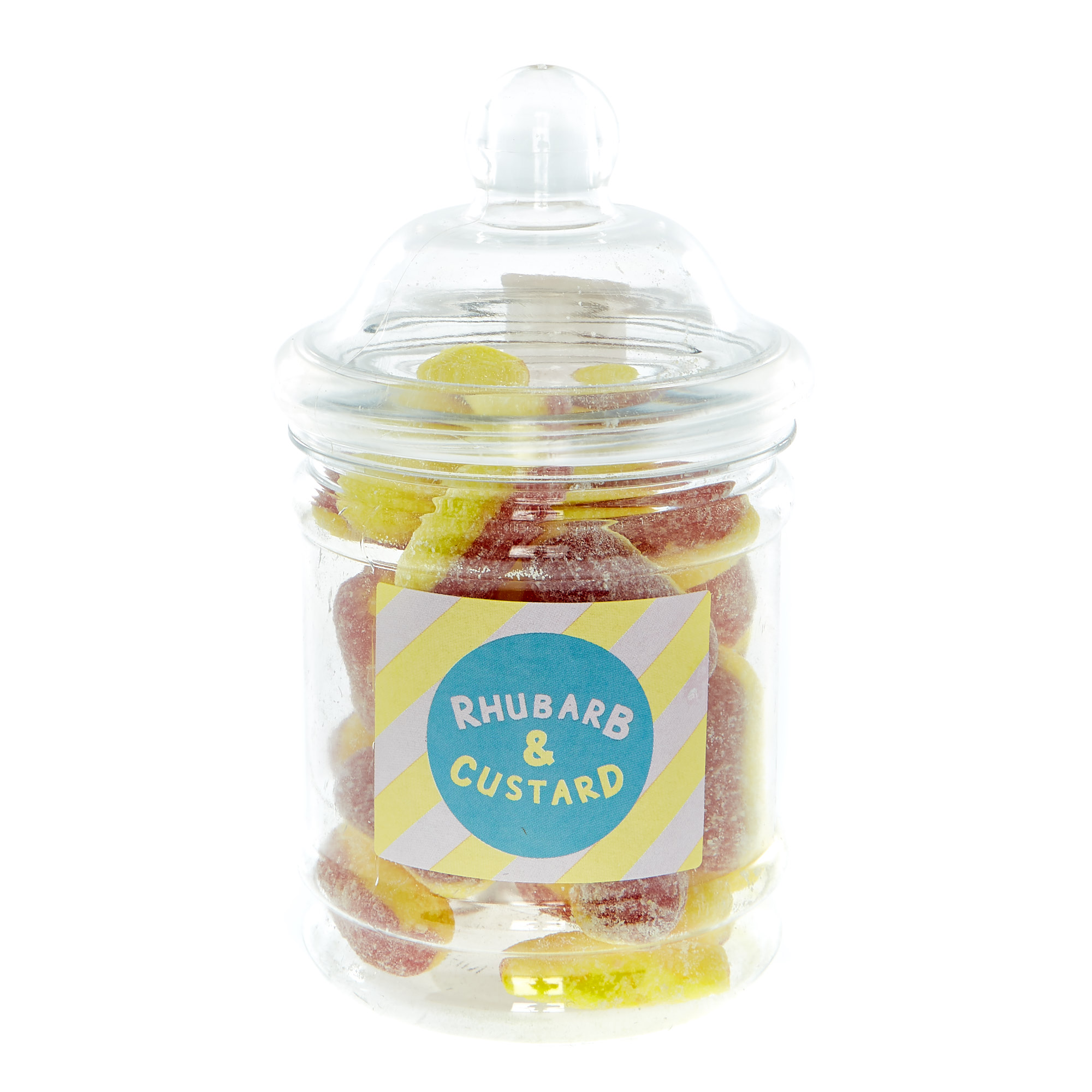 Rhubarb & Custard Boiled Sweets In A Jar
