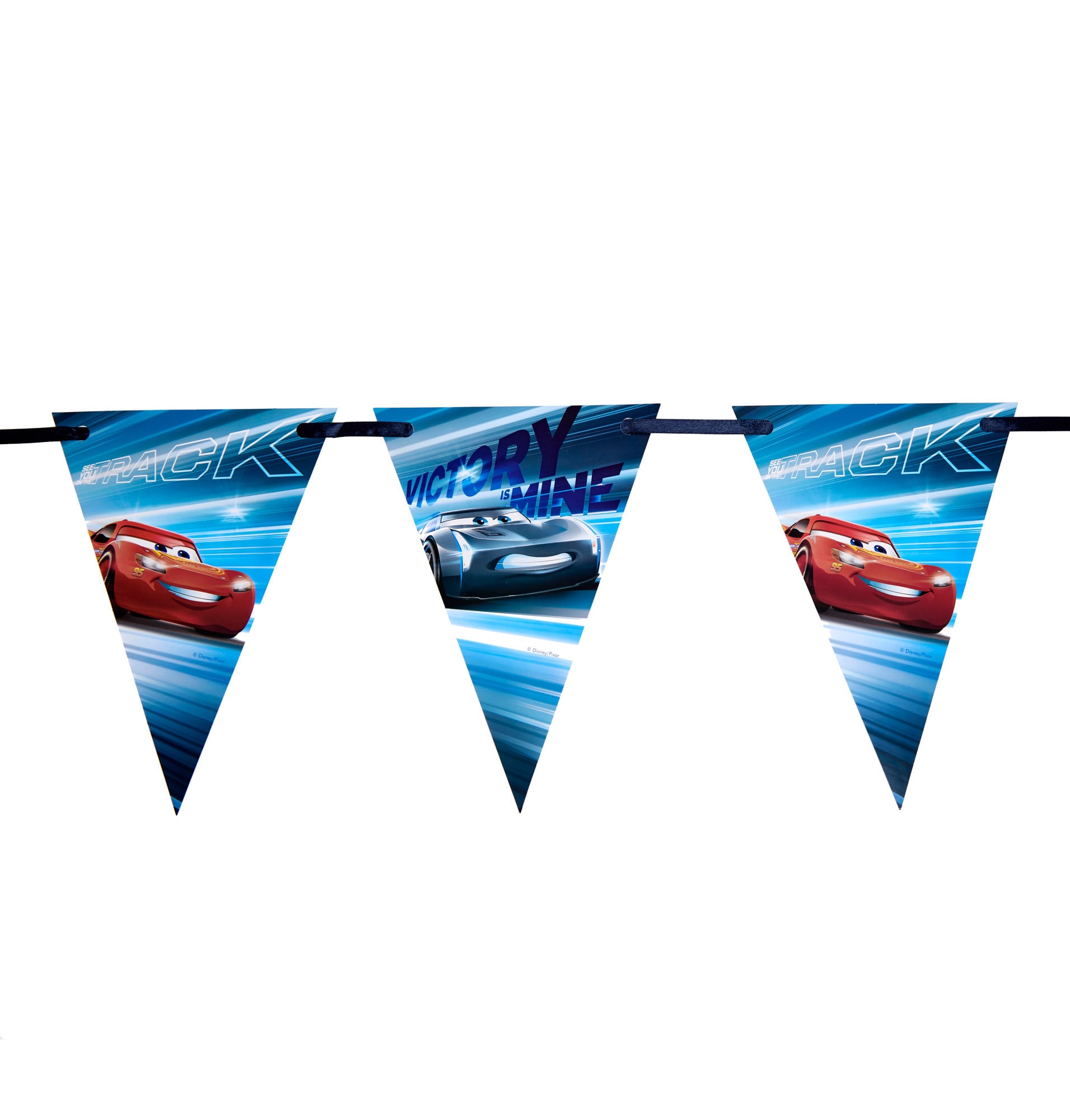 Cars 3 Party Tableware & Decorations Bundle - 16 Guests