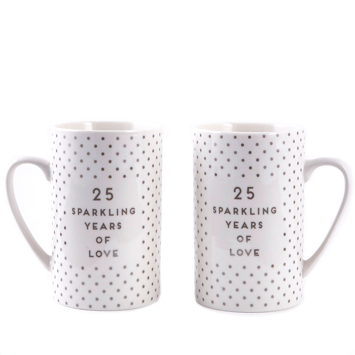 Silver Wedding Anniversary Mugs