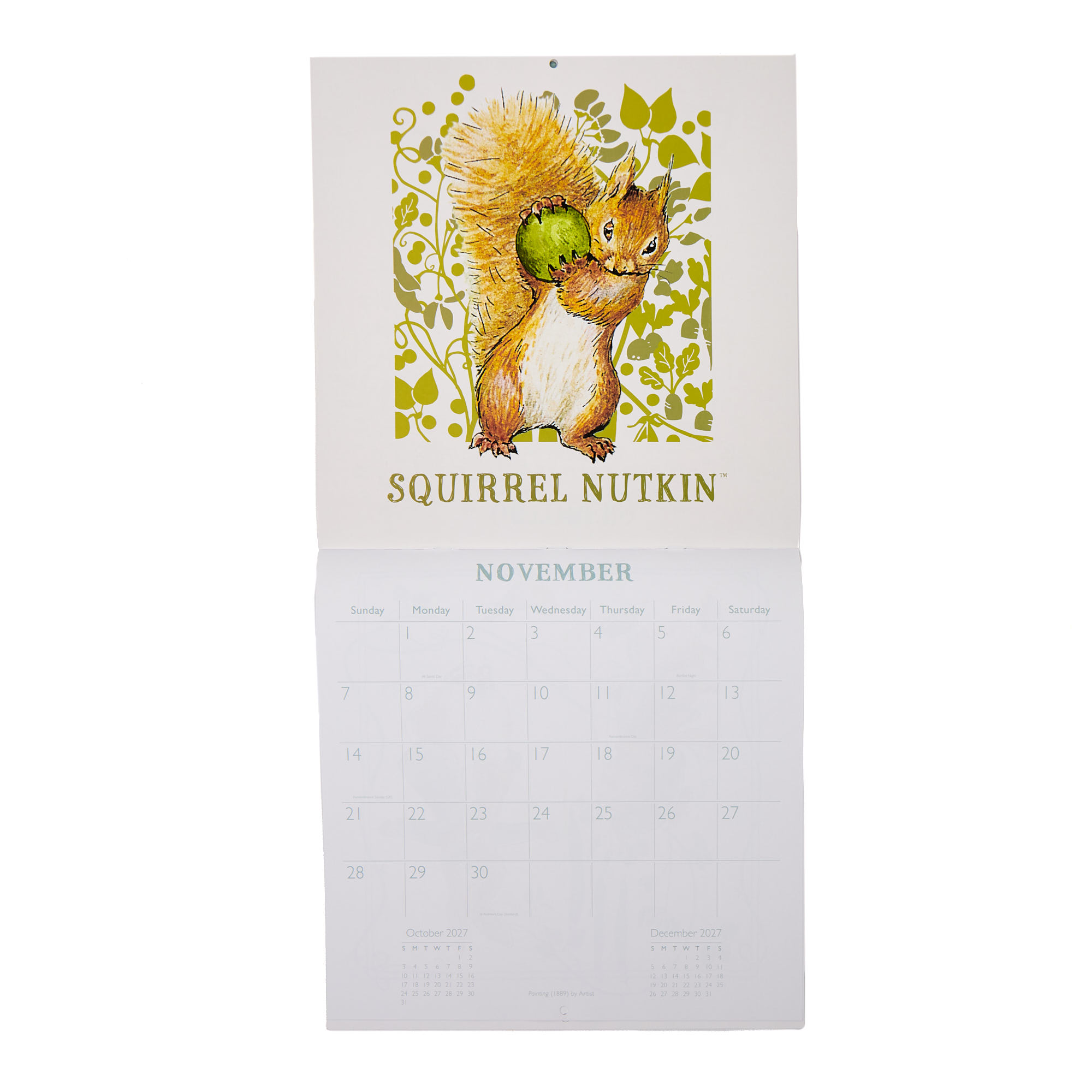Peter Rabbit 2027 Square Wall Calendar