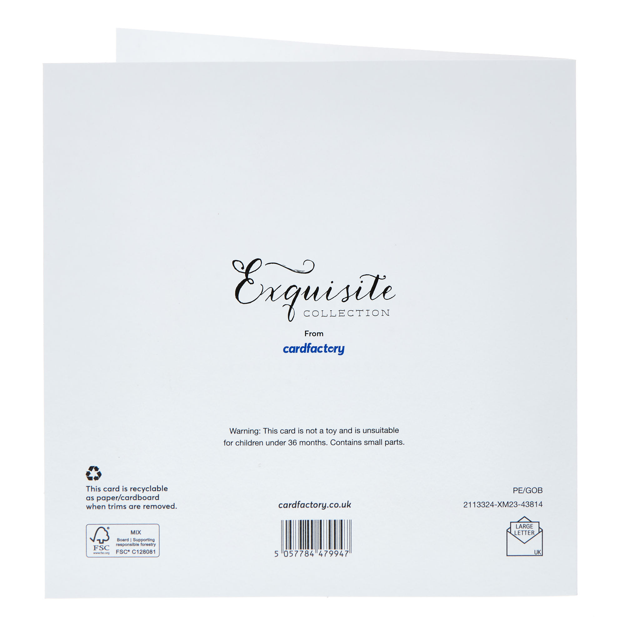 Exquisite Daughter Penguin & Tree Christmas Card