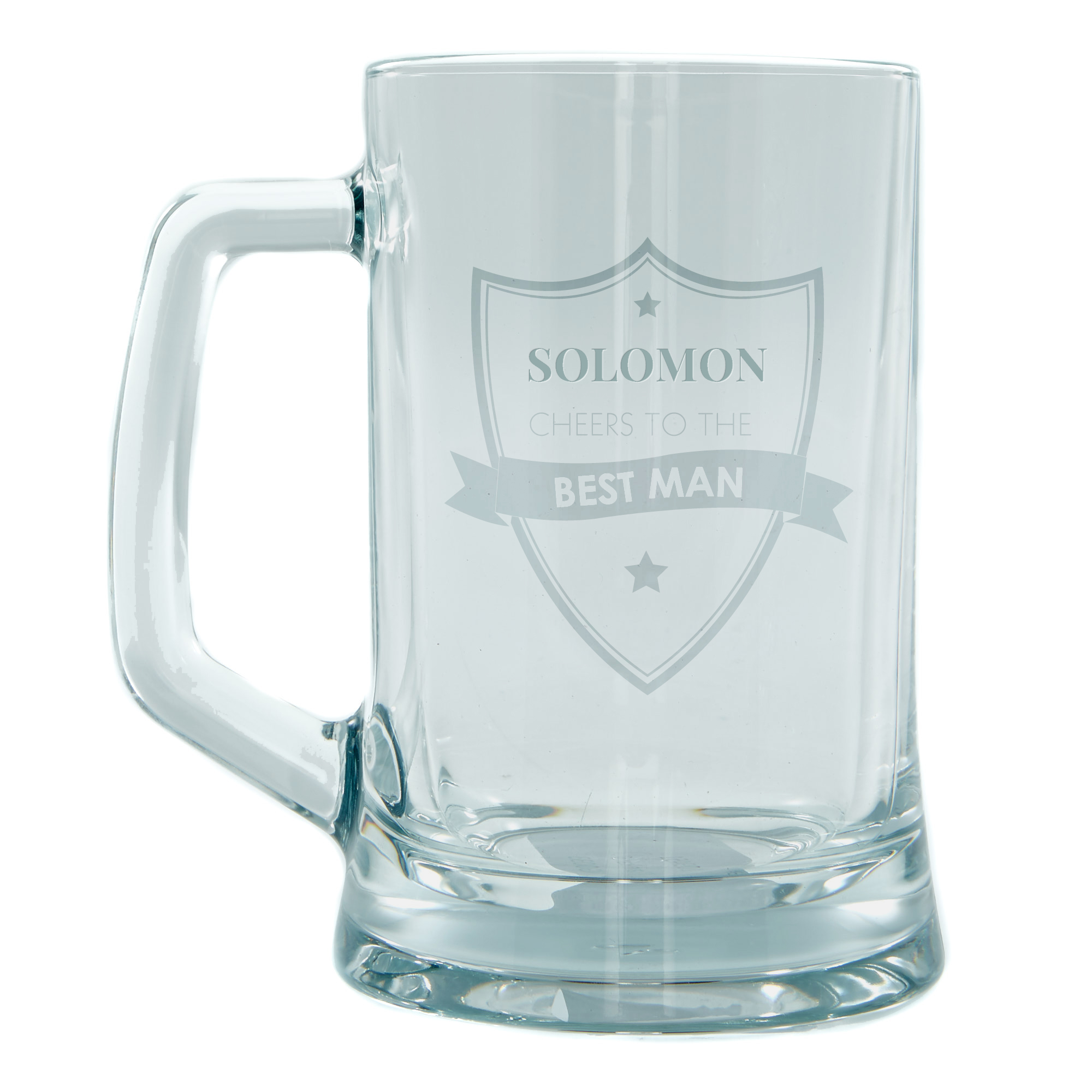 Personalised Wedding Pint Tankard - Best Man