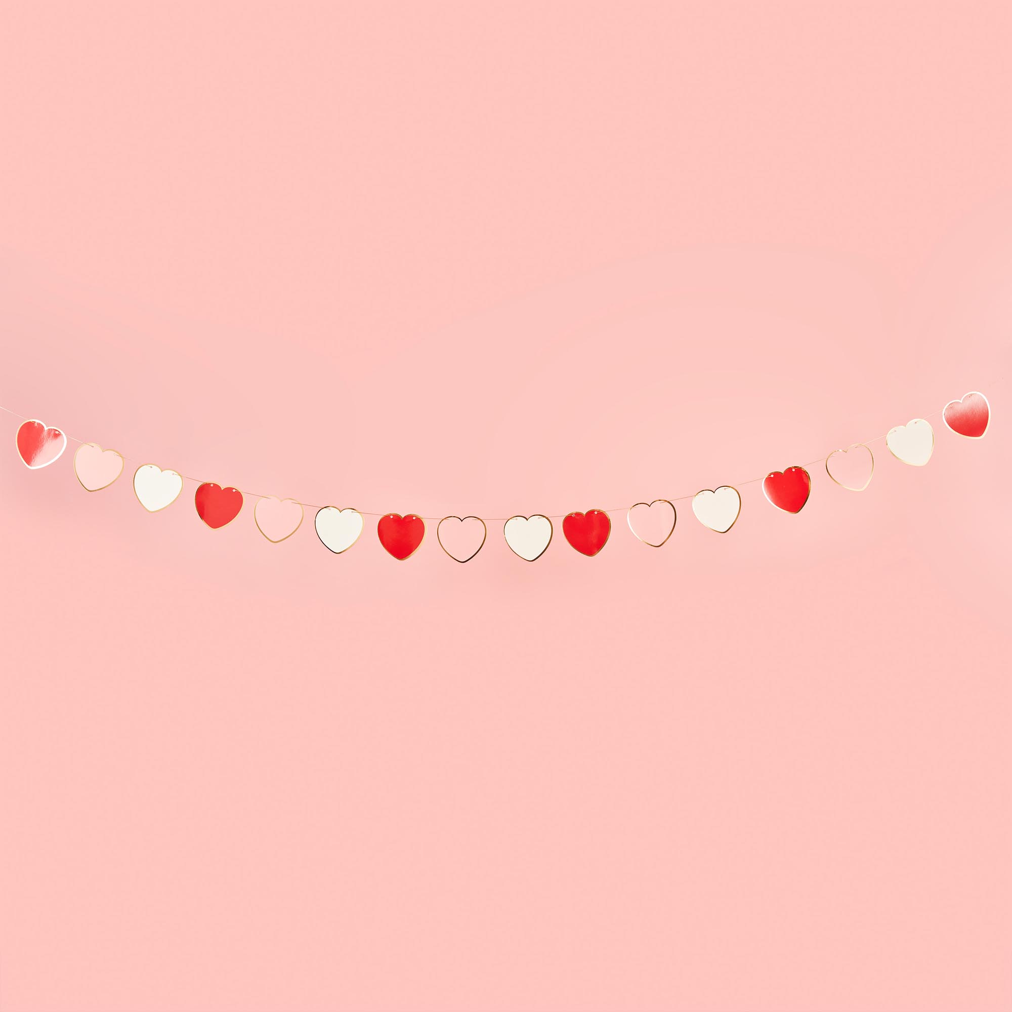 Heart Card Garland 2.5m
