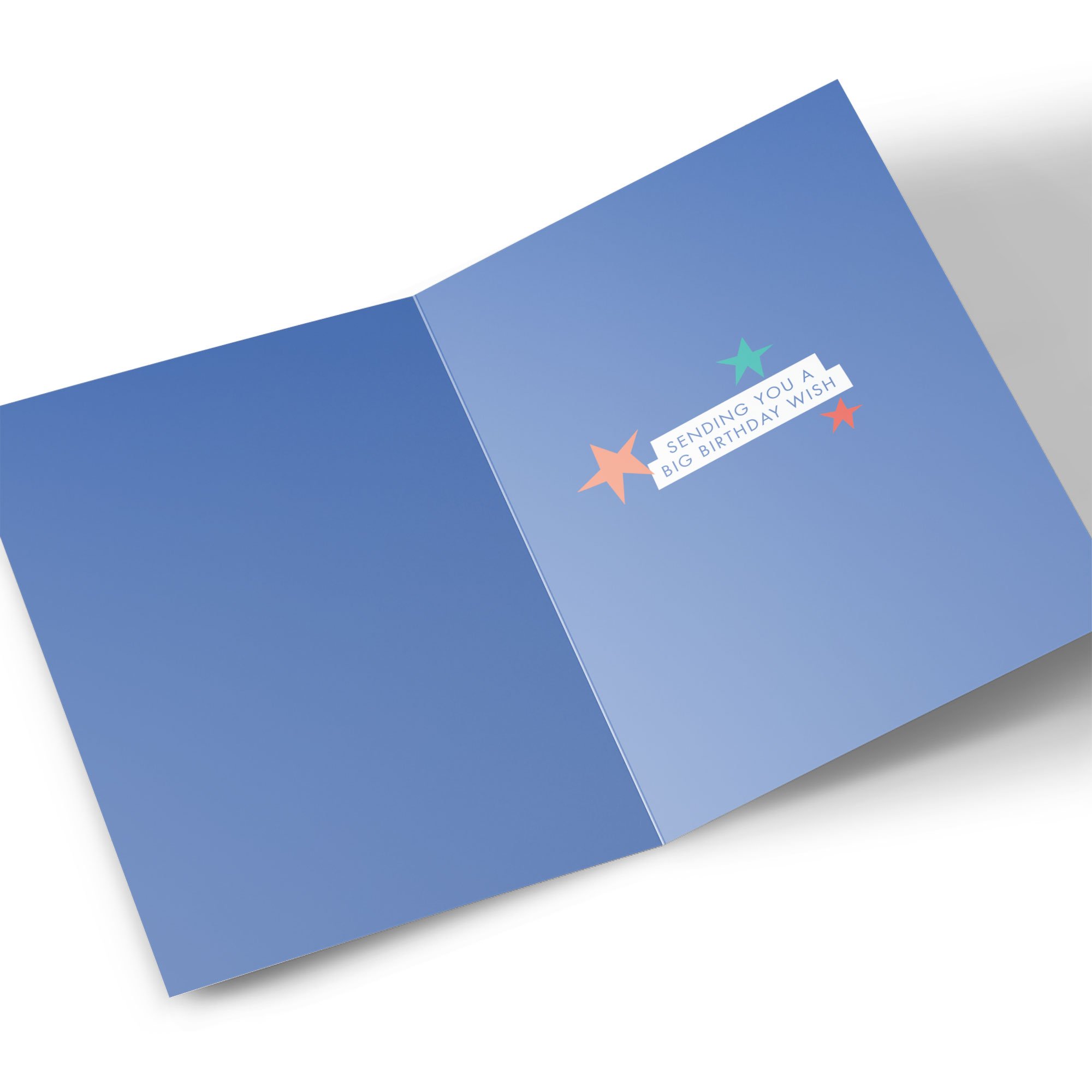 9th Birthday Card - Big Birthday Wish