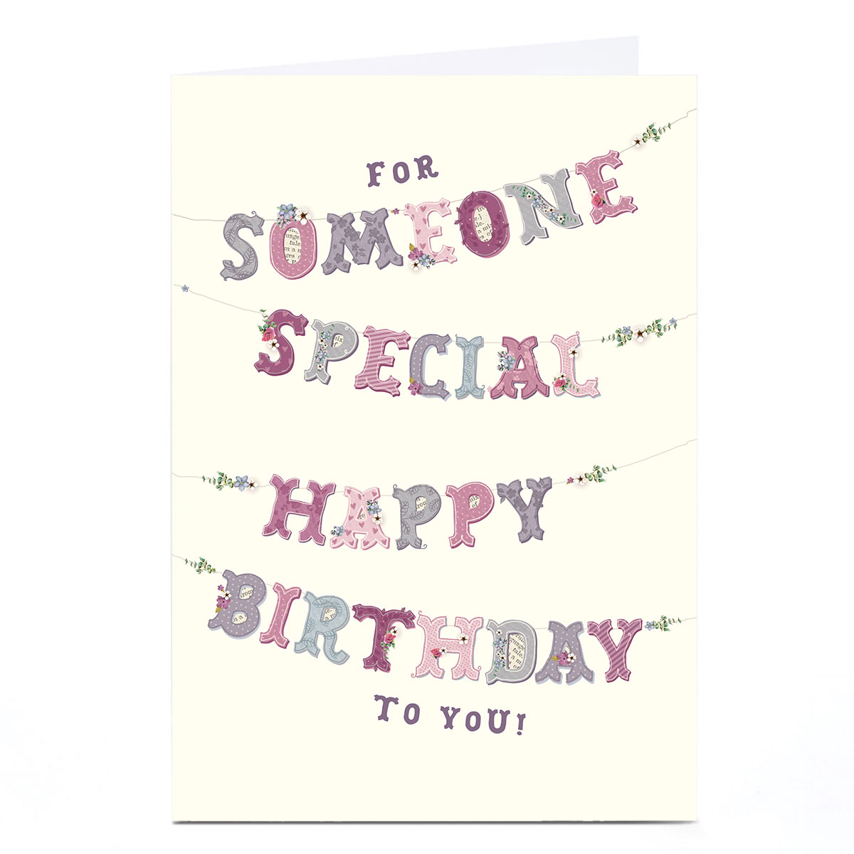 Personalised Birthday Card - To Someone Special