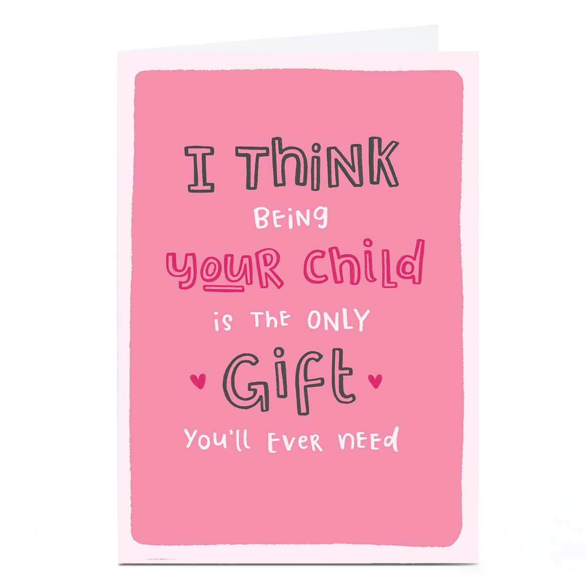 Personalised Blue Kiwi Mother's Day Card - Being Your Child