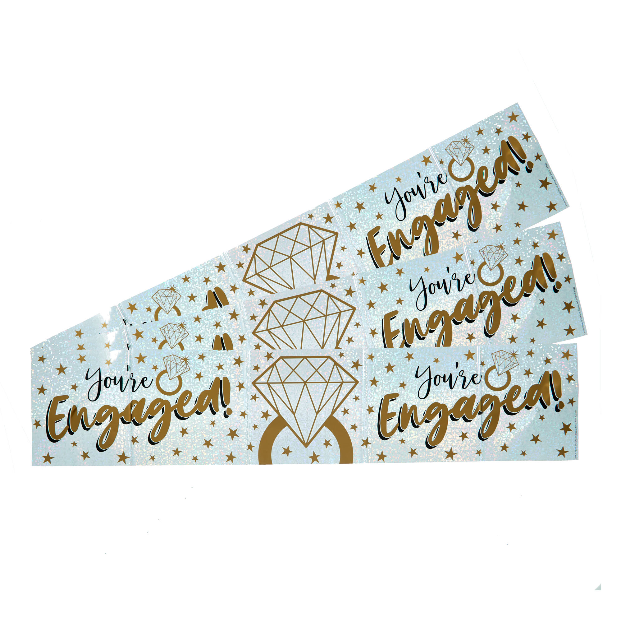 You're Engaged Banners - Pack of 3