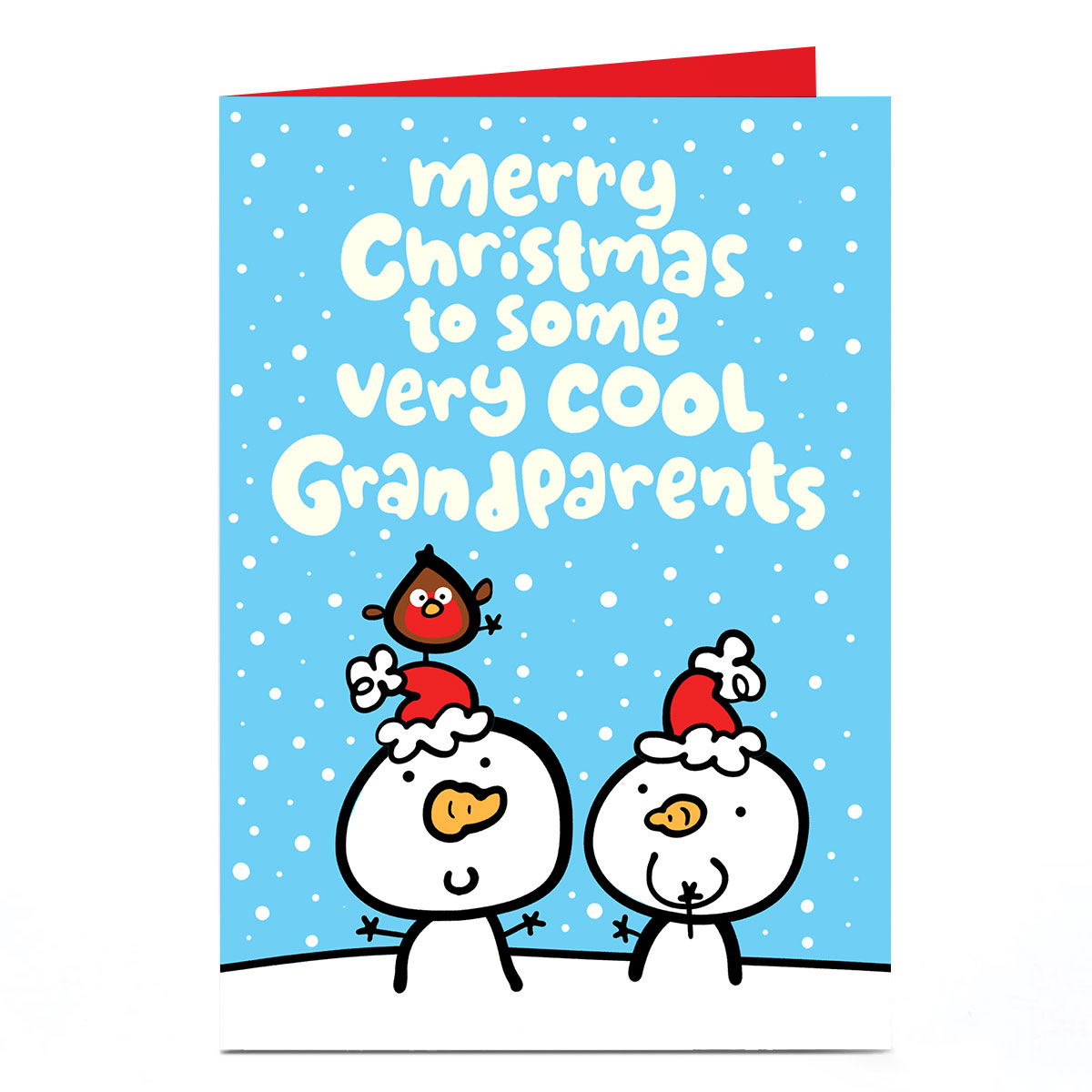Personalised Fruitloops Christmas Card - Cool Grandparents