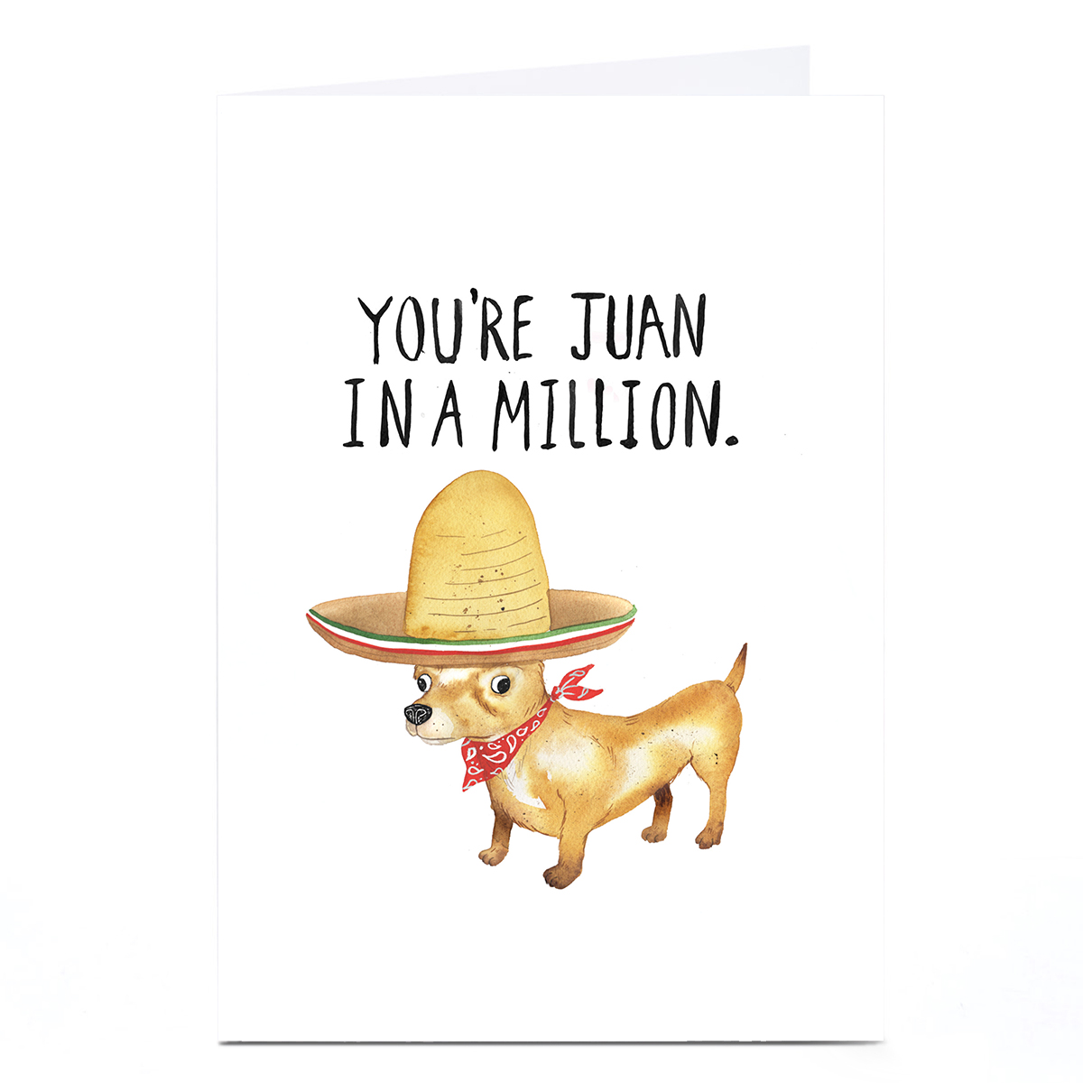 Personalised Jolly Awesome Card - Juan In A Million