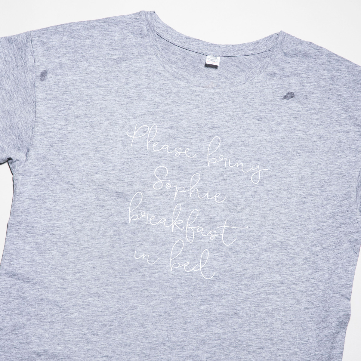 Personalised Breakfast In Bed Nightie