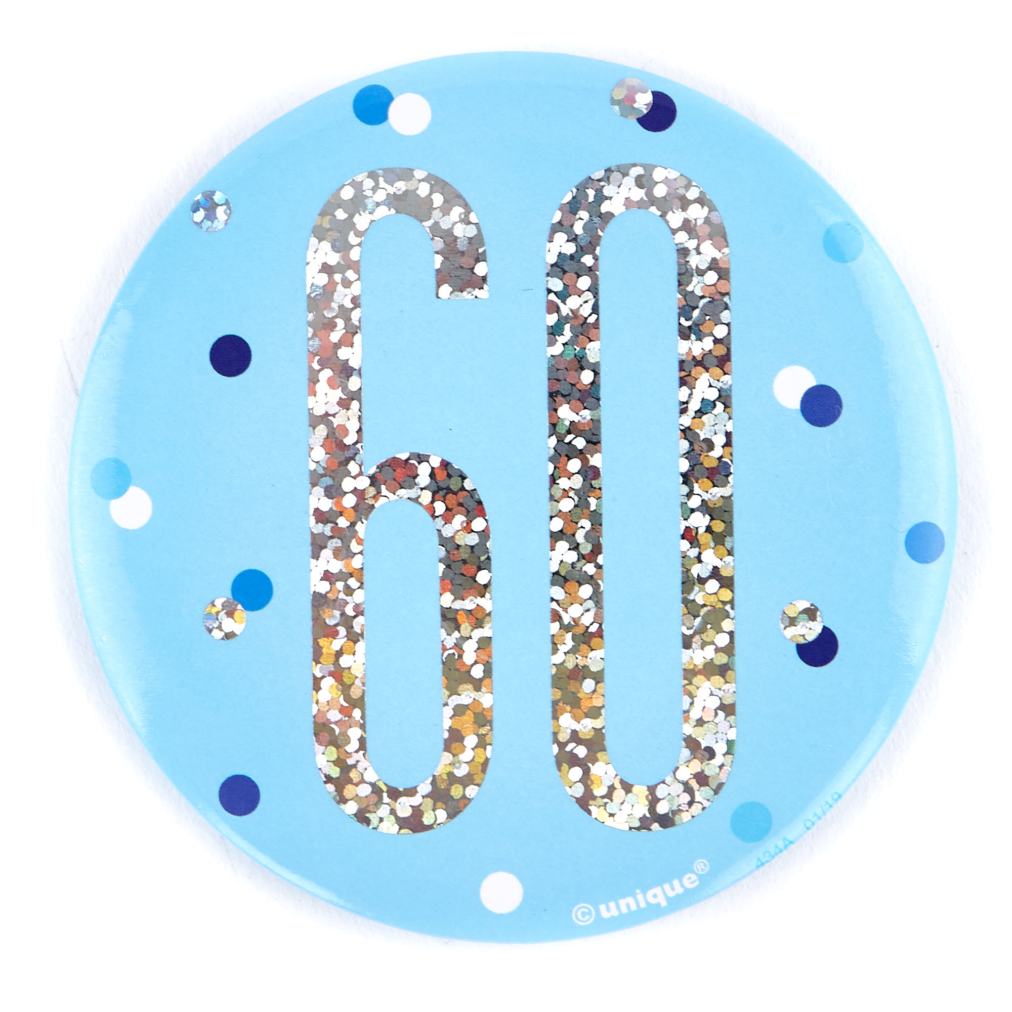 Blue 60th Birthday Party Accessories Kit - 11 Piece
