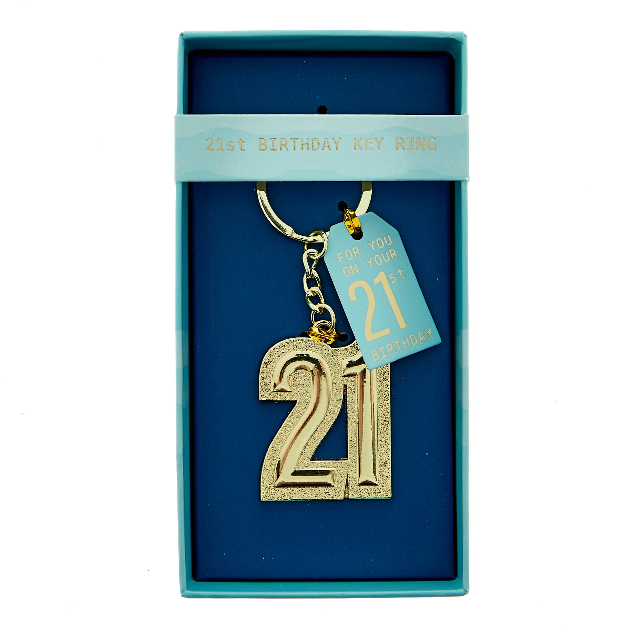 21st Birthday Keyring