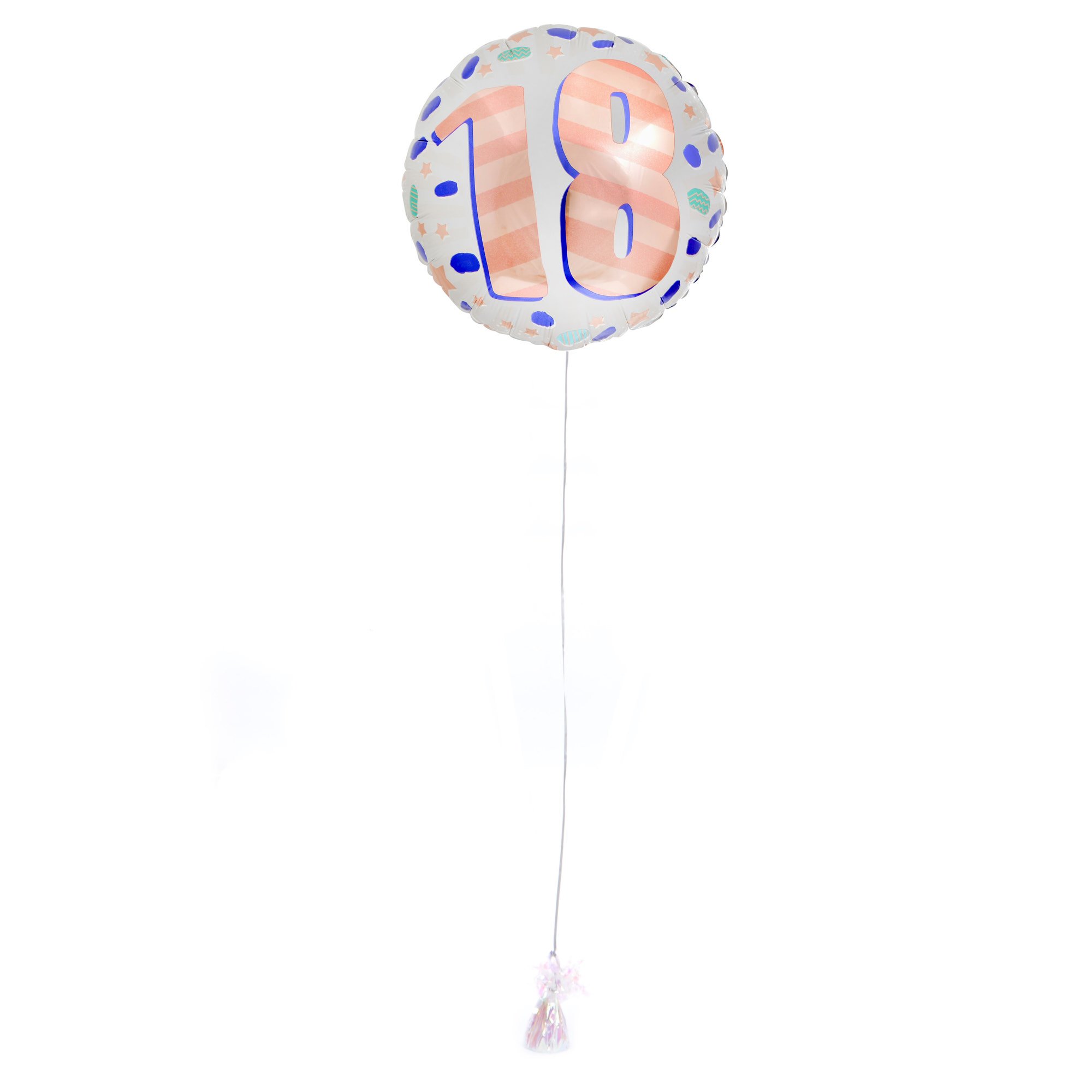 Spots & Stripes 18th Birthday Balloon & Lindt Chocolates