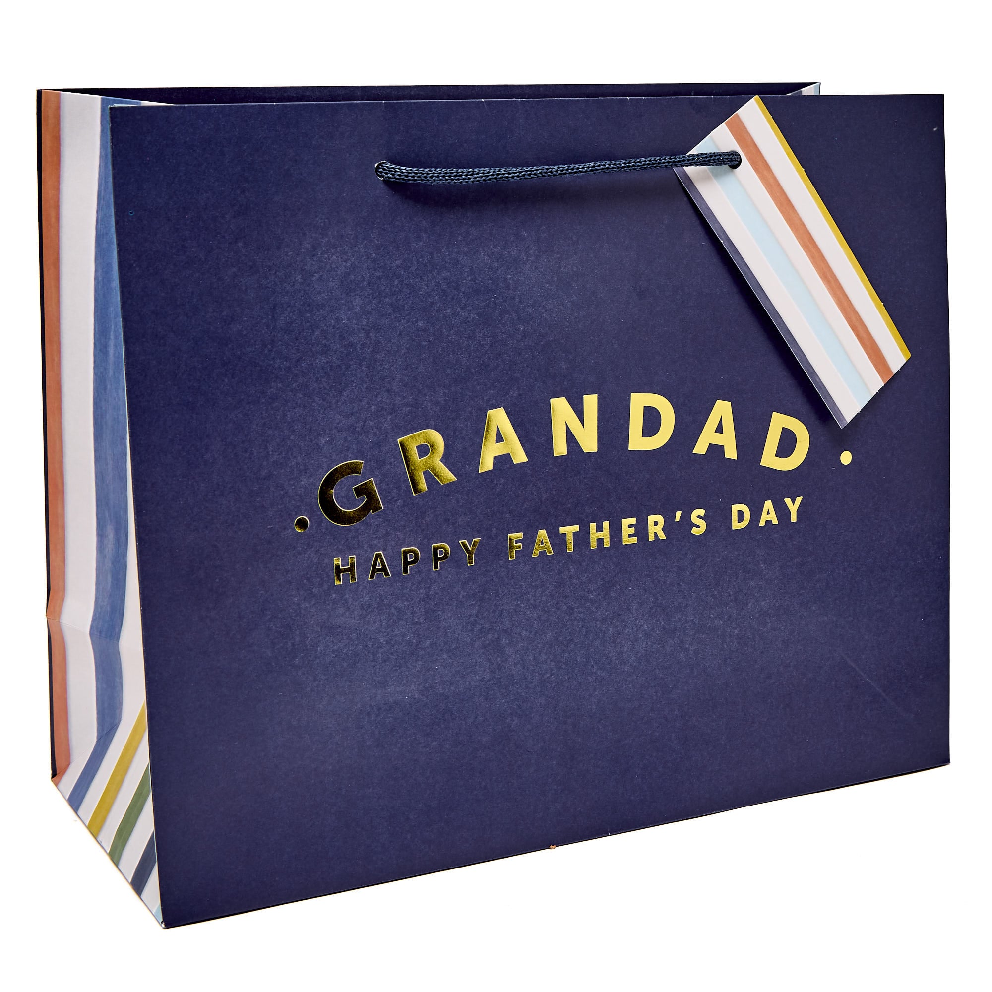 Grandad Happy Father's Day Large Landscape Gift Bag