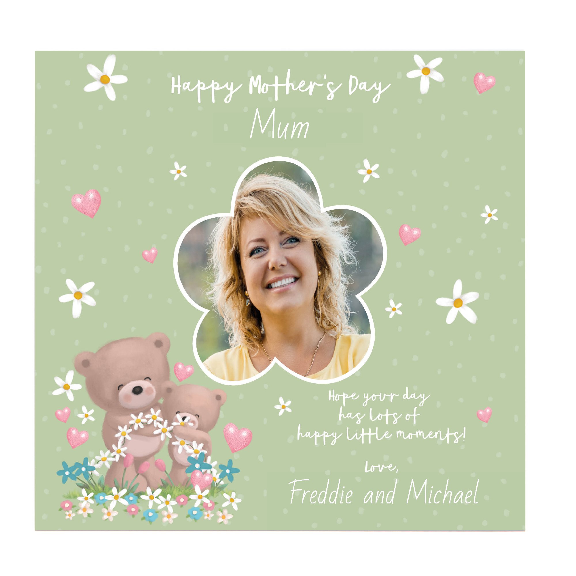 Personalised Hugs Belgian Chocolates - Happy Mother's Day