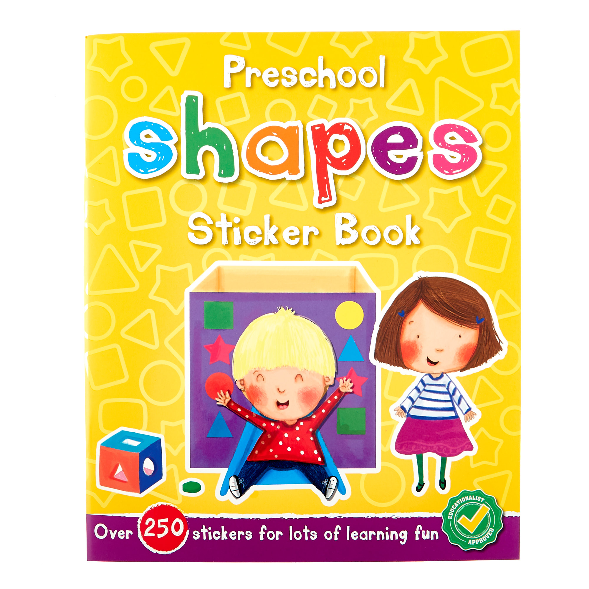 Preschool Shapes & Colours Sticker Books - Set Of 2