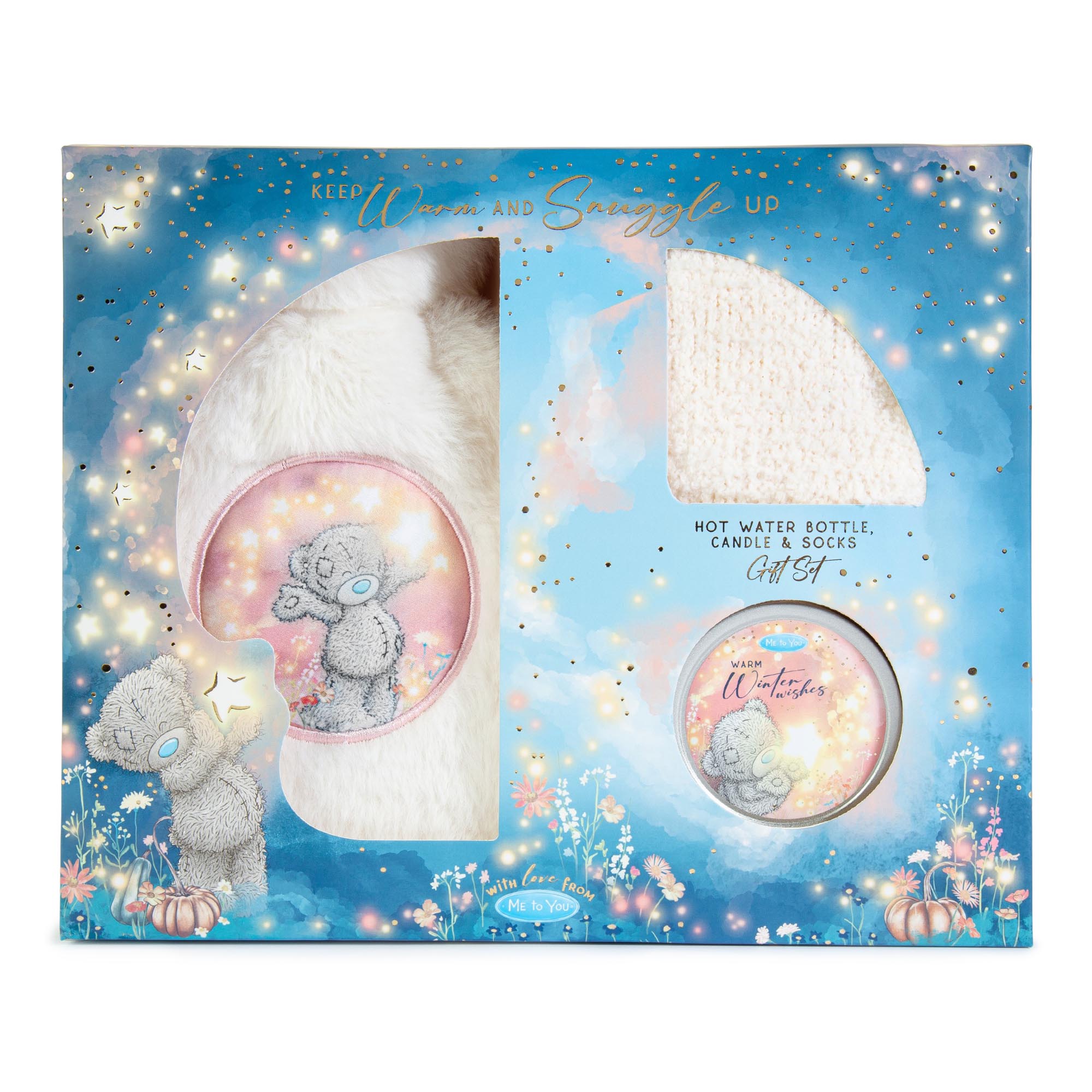Tatty Teddy Hot Water Bottle, Candle & Socks Gift Set,  Tatty Teddy Hot Water Bottle, Candle & Socks Gift Set