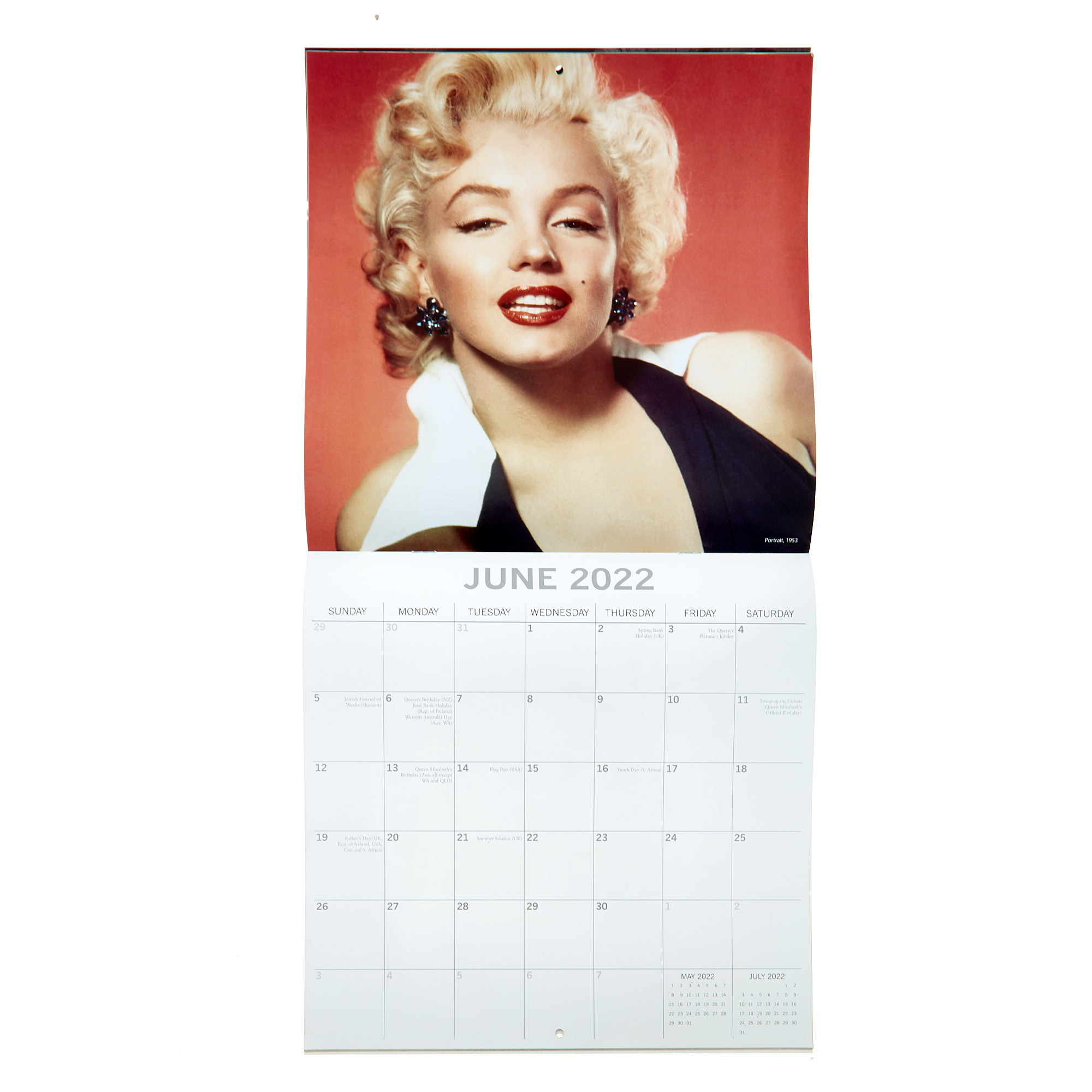 Marilyn Monroe 16-Month 2022 Calendar