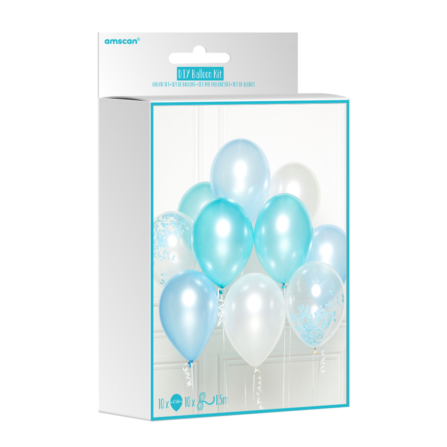 DIY Blue & White Latex Balloon Kit