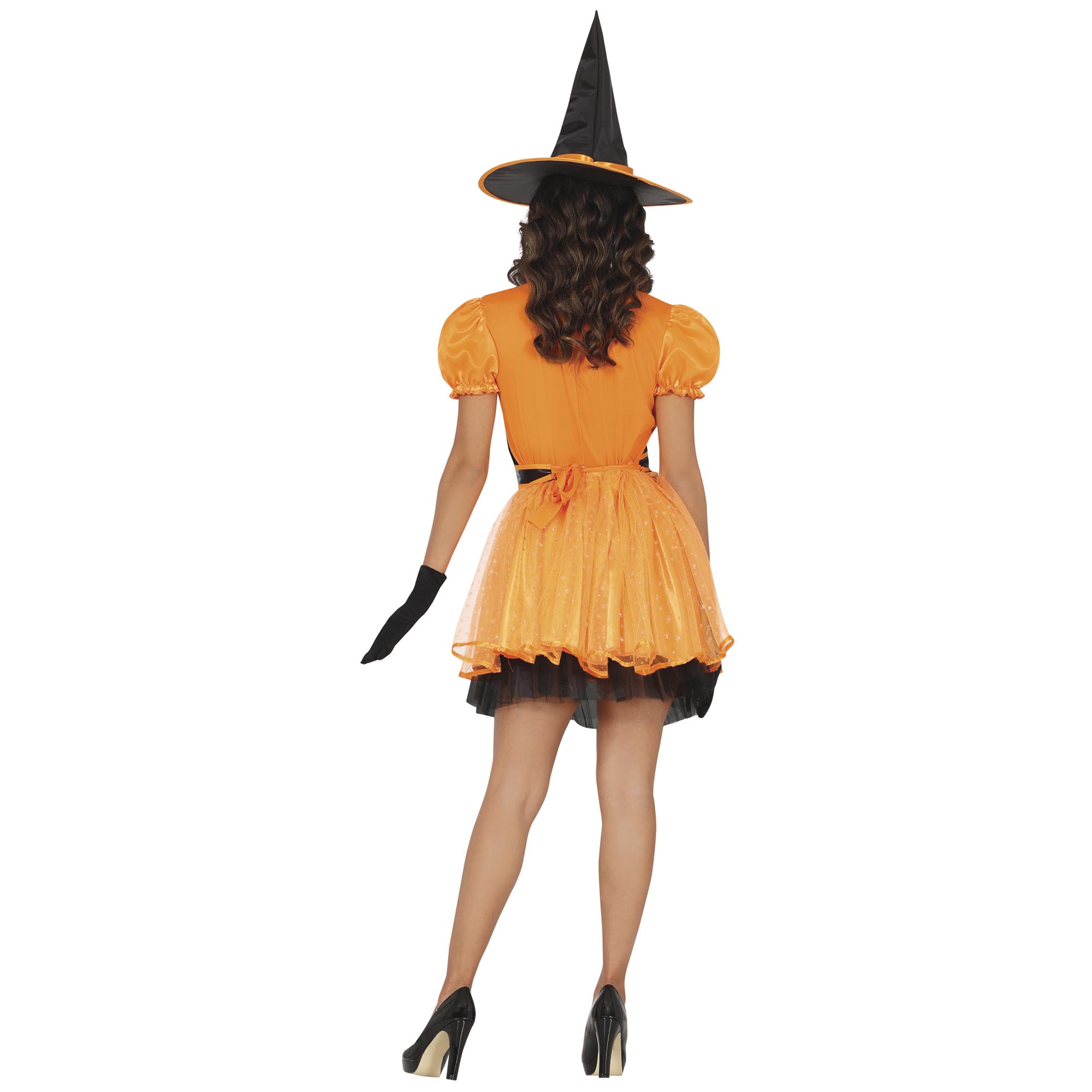 Orange Witch Adult Fancy Dress Costume