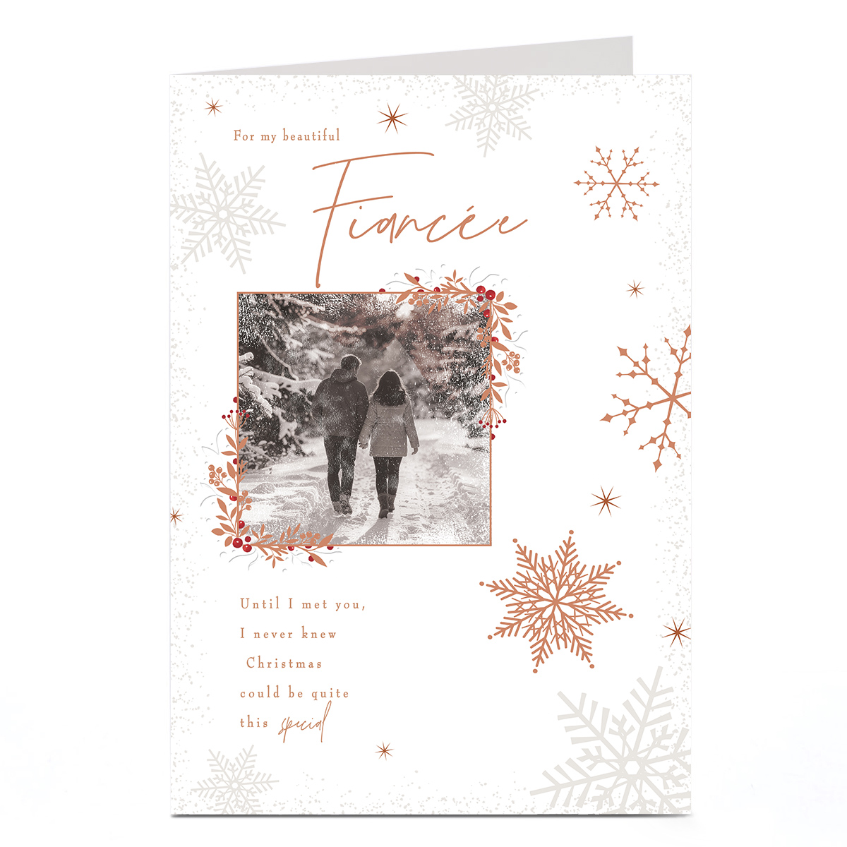 Christmas Card - Never Knew Christmas Could Be This Special, Fiancee
