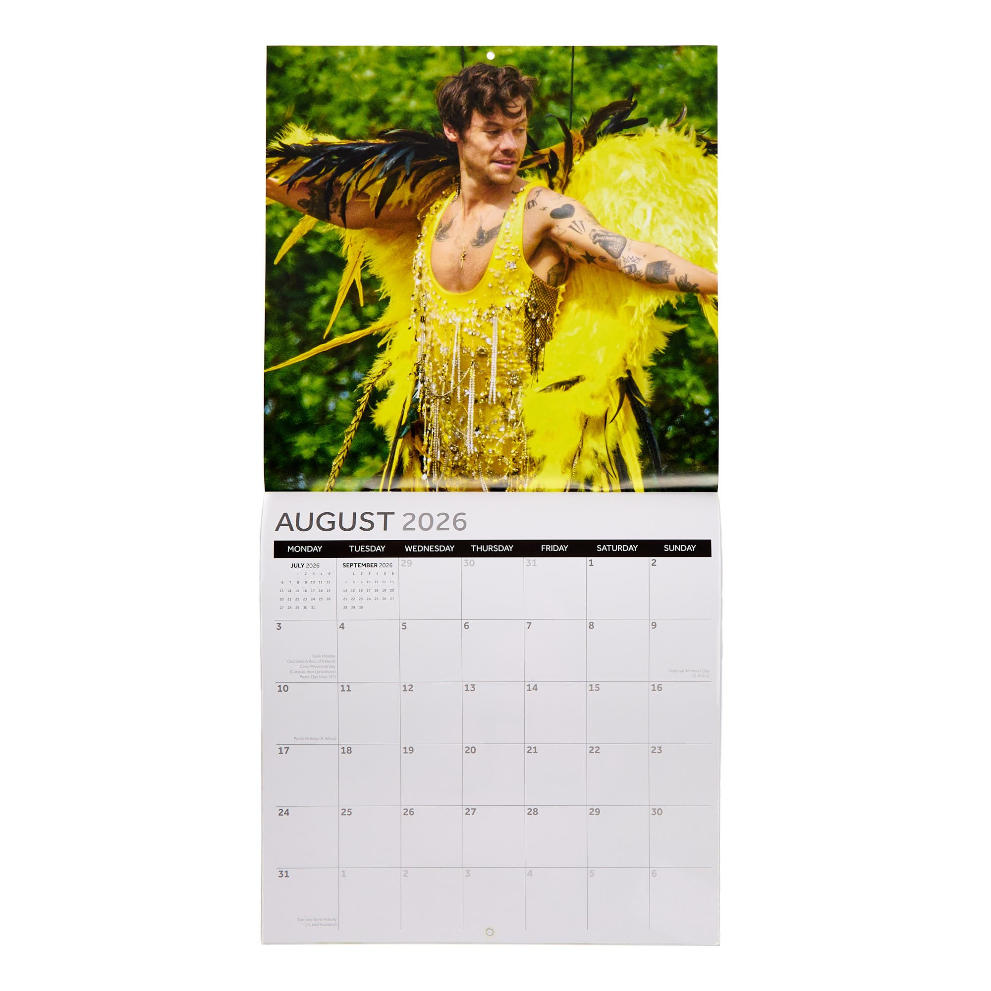 Harry Styles 2026 Square Wall Calendar