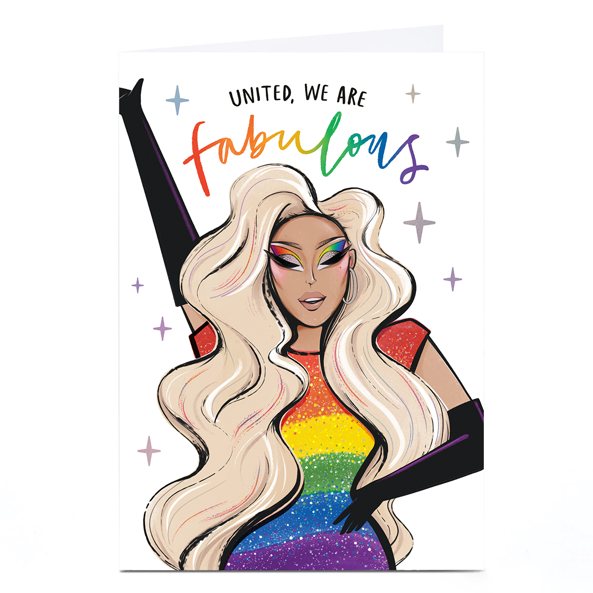 Pride Card - United We Are Fabulous