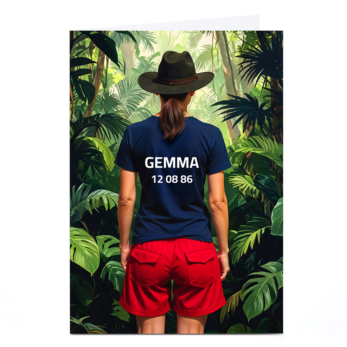 Birthday Card - Jungle Woman Campmate