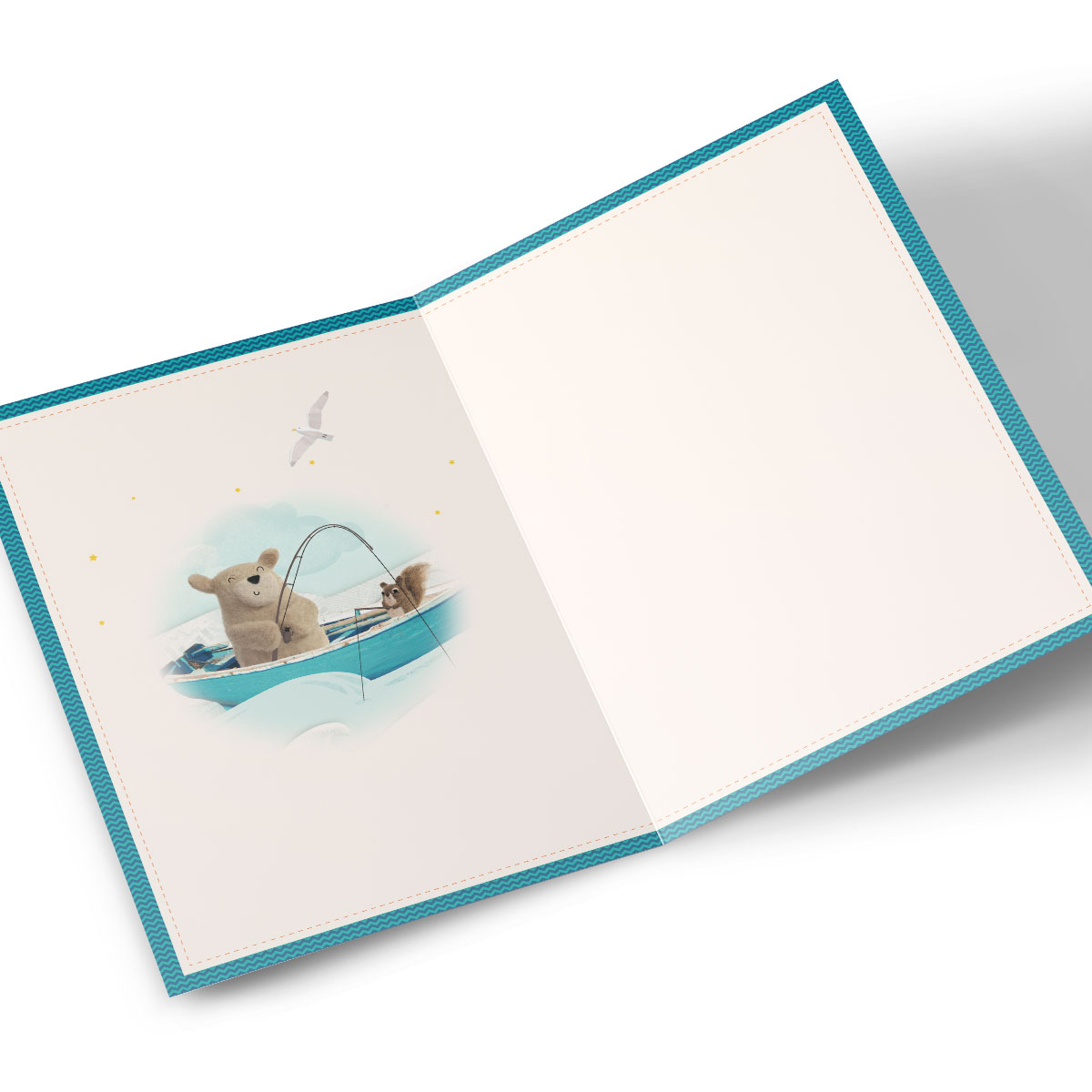 Personalised Father's Day Card - Fishing With Dad