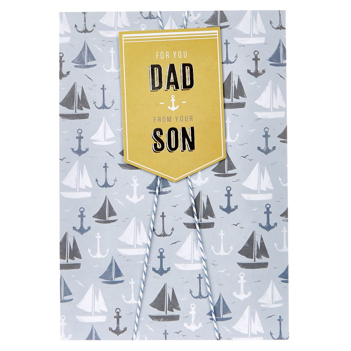 Father's Day Card - Dad From Your Son, Nautical 