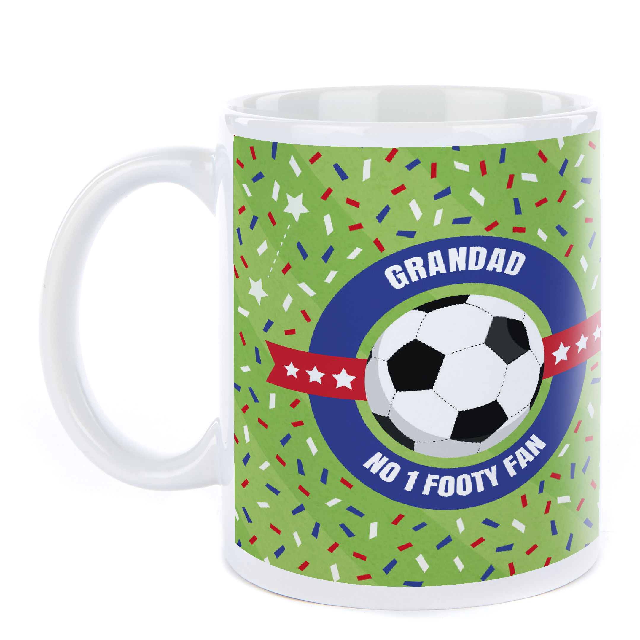 Image of Photo Football Mug - No, 1 Fan