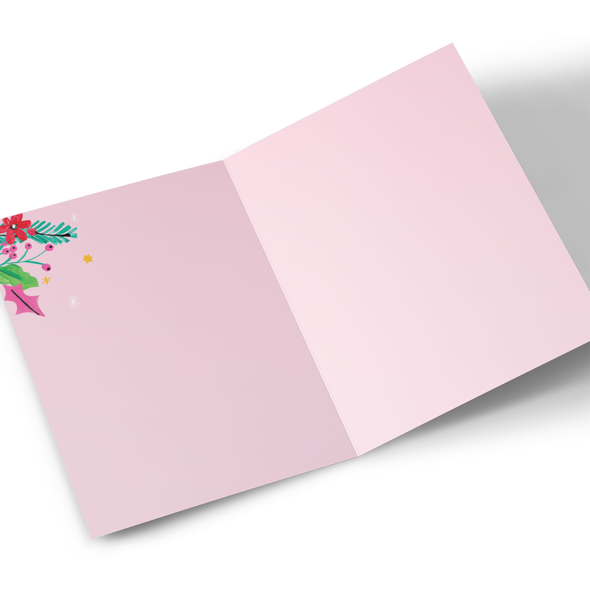 Personalised Christmas Card - Modern Baubles, Any Name