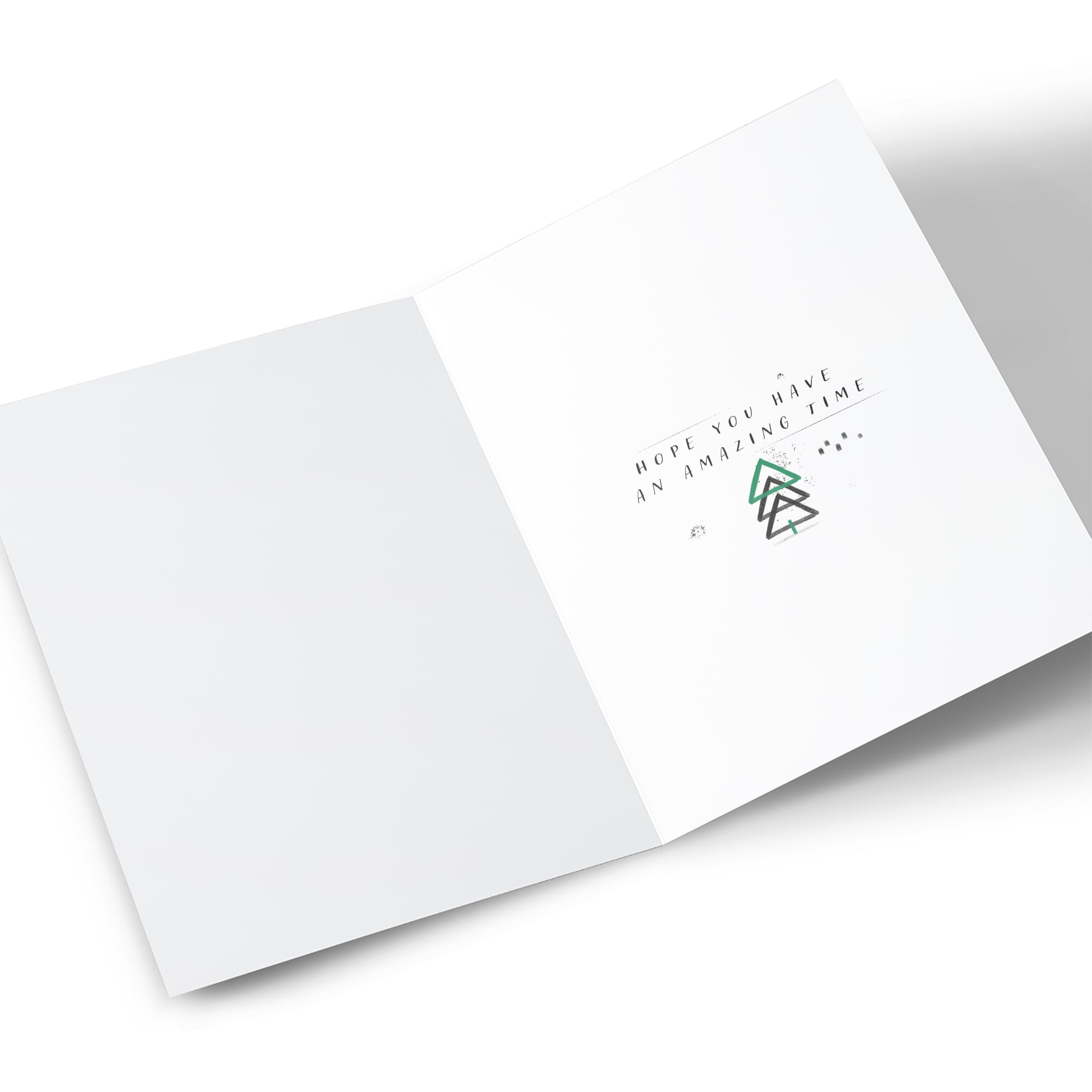 Christmas Card - Modern Trees