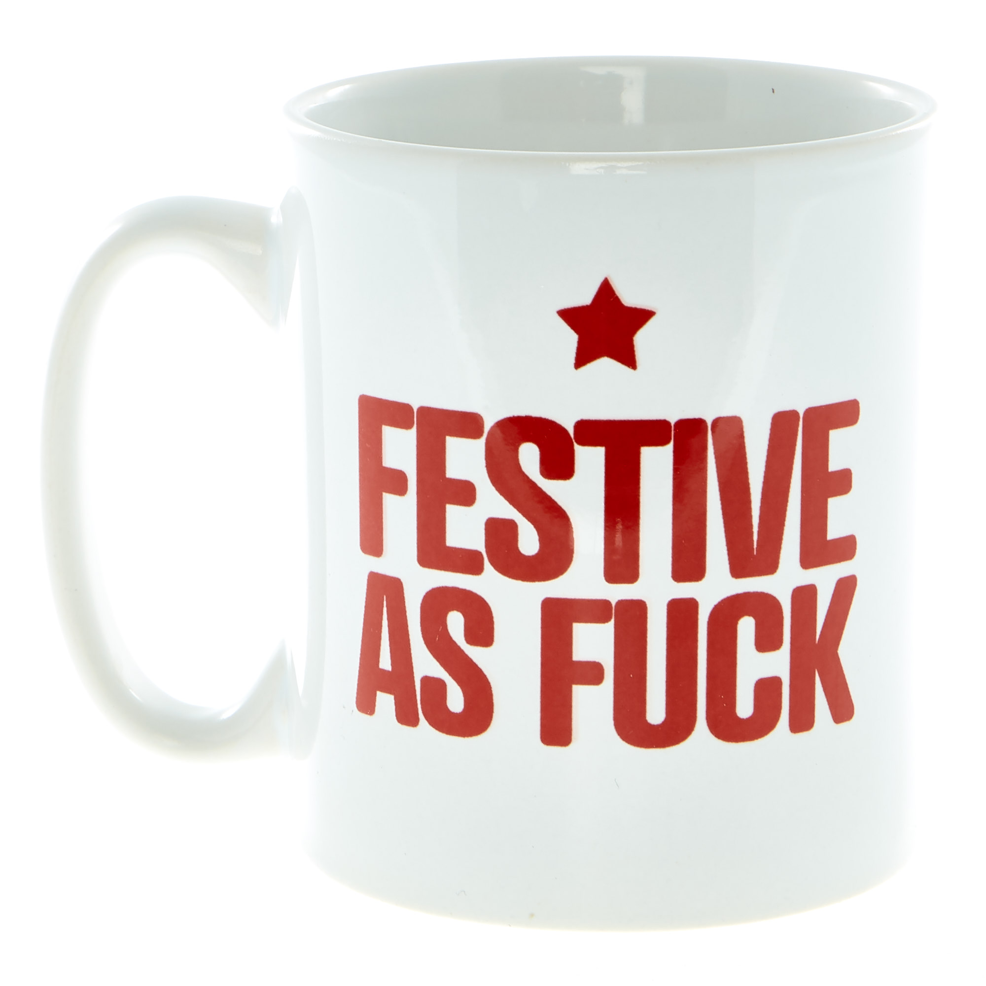Punk Festive As F*ck Christmas Mug