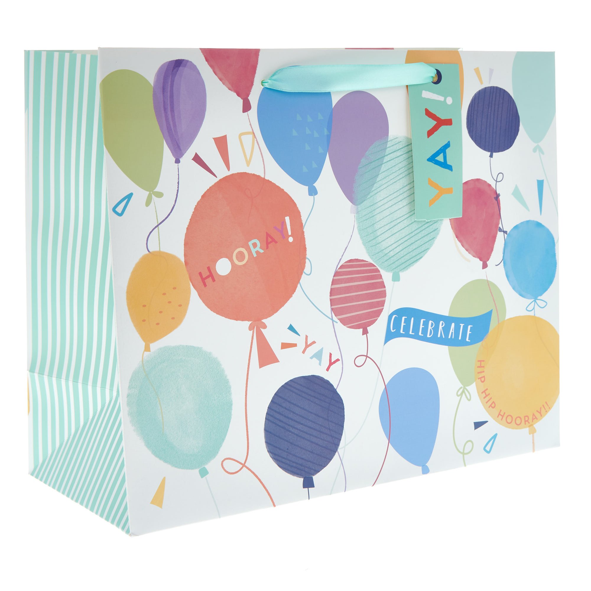 Hooray Balloons Large Landscape Gift Bag