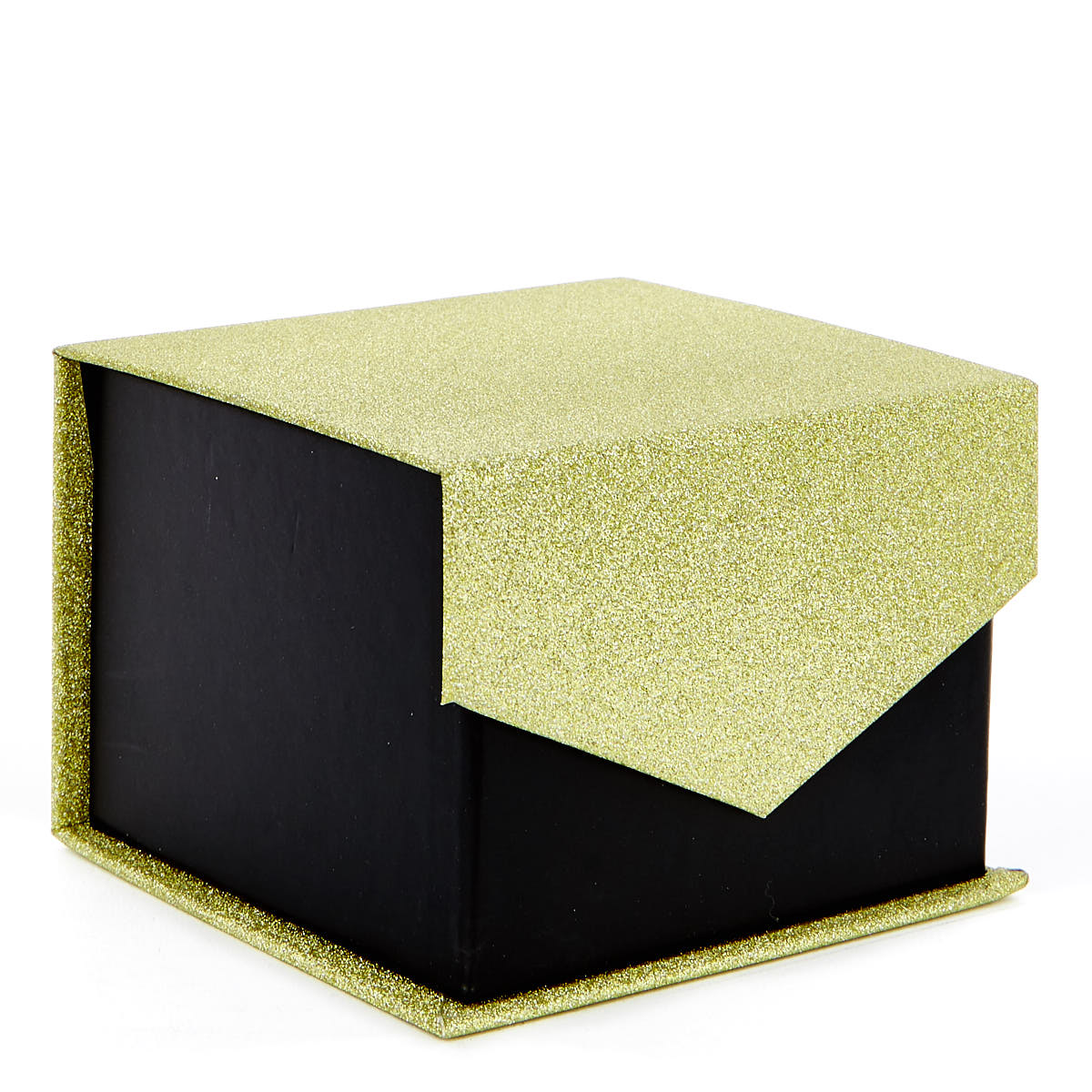 Glittery Gold & Black Jewellery Boxes - Set of 3