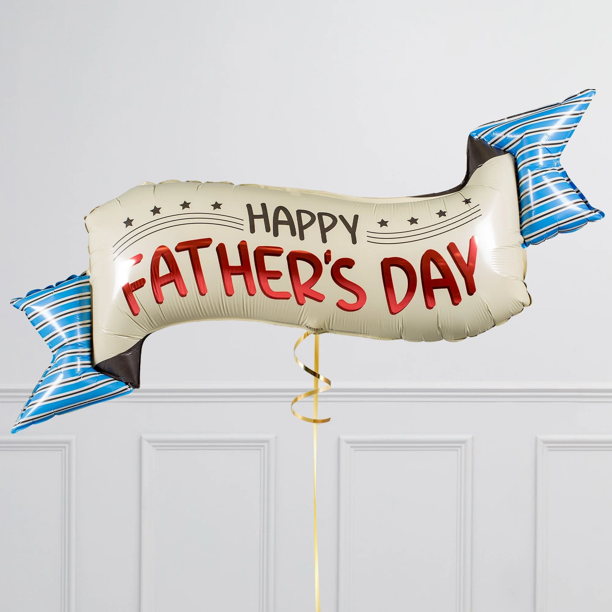 Happy Father's Day Supershape & Foil Balloon Package - Delivered Inflated!