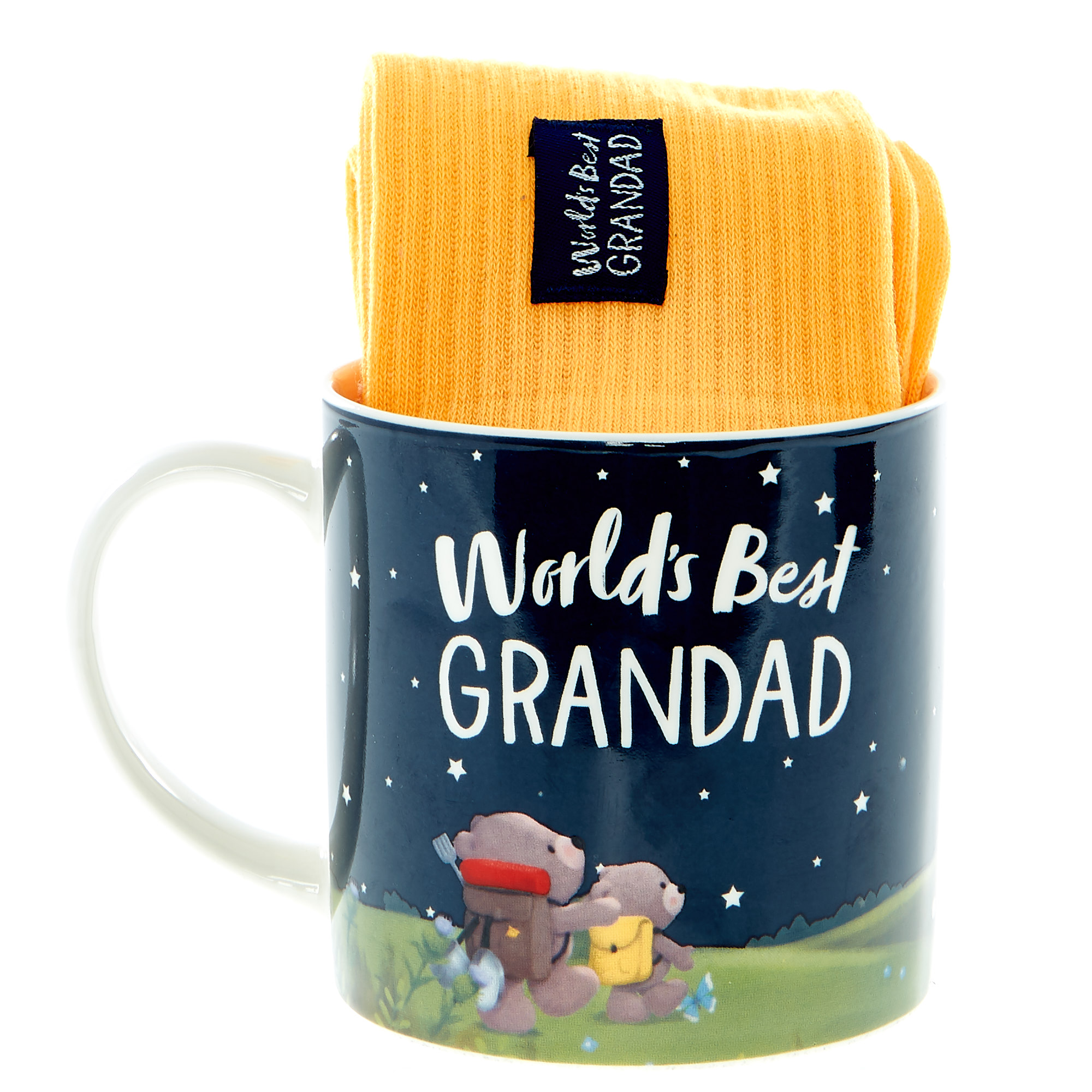  World's Best Grandad Hugs Mug & Socks Set